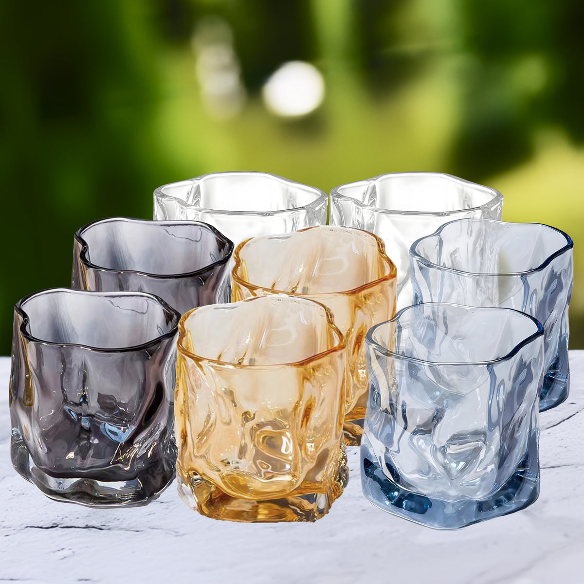 The Better Home Zest Juice Glasses - Dishwasher safe for easy cleaning