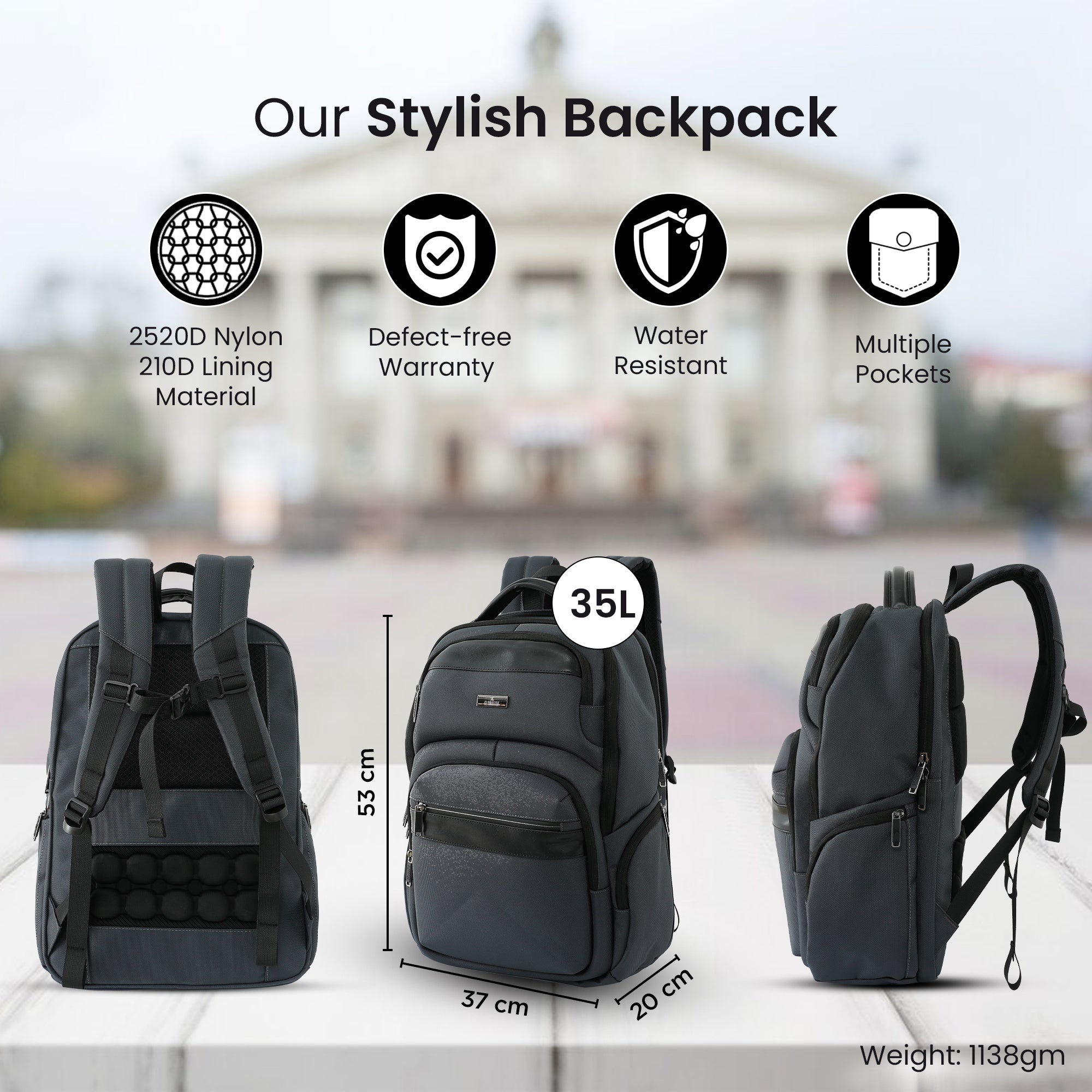 Clownfish laptop backpack - Designed for business trips