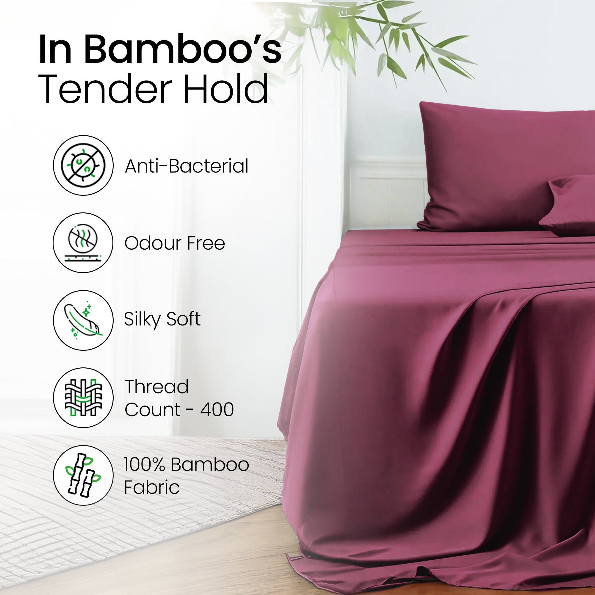 Mush bamboo bedsheet - Year-round comfortable sleep