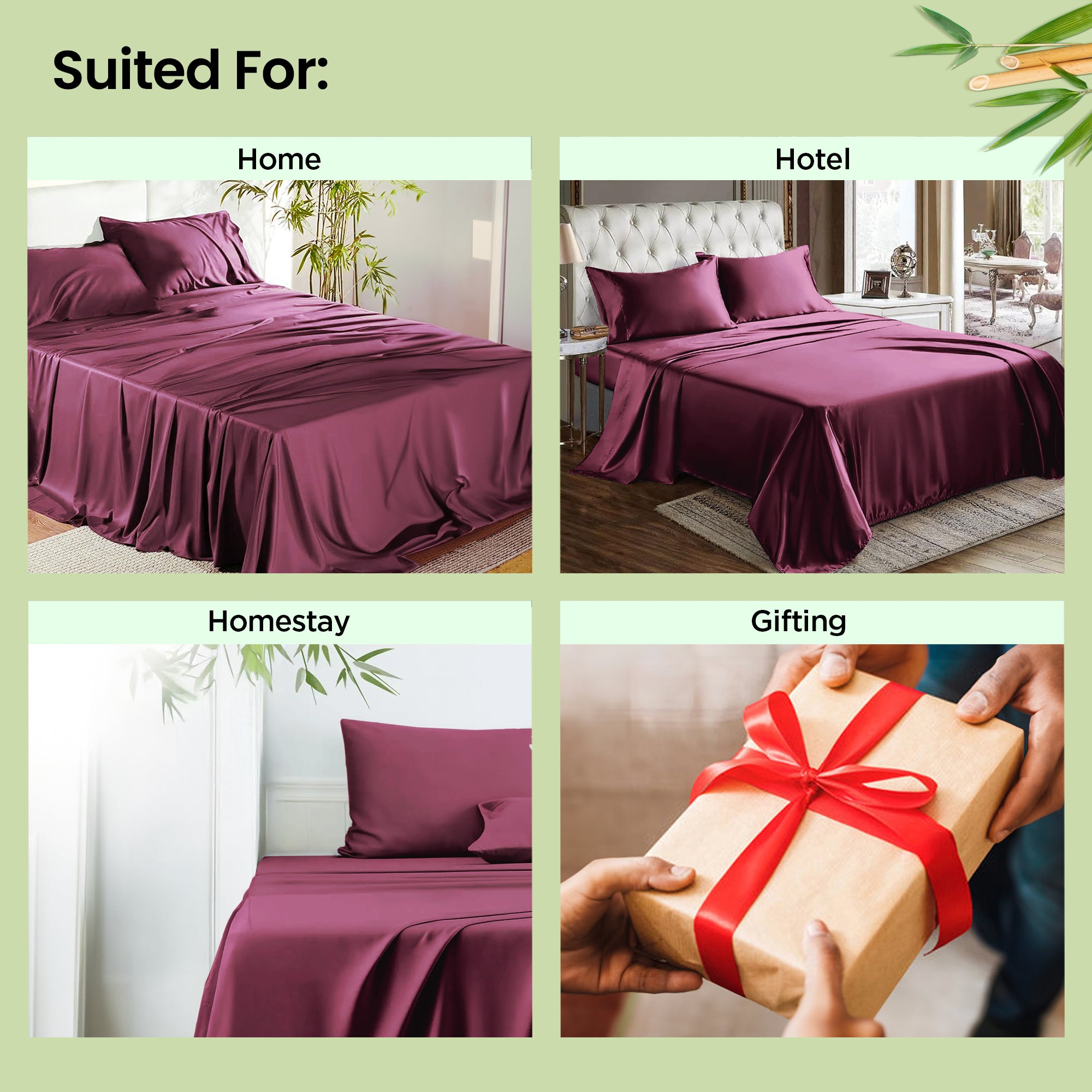 Mush bamboo bedsheet - Soft and hypoallergenic sheets