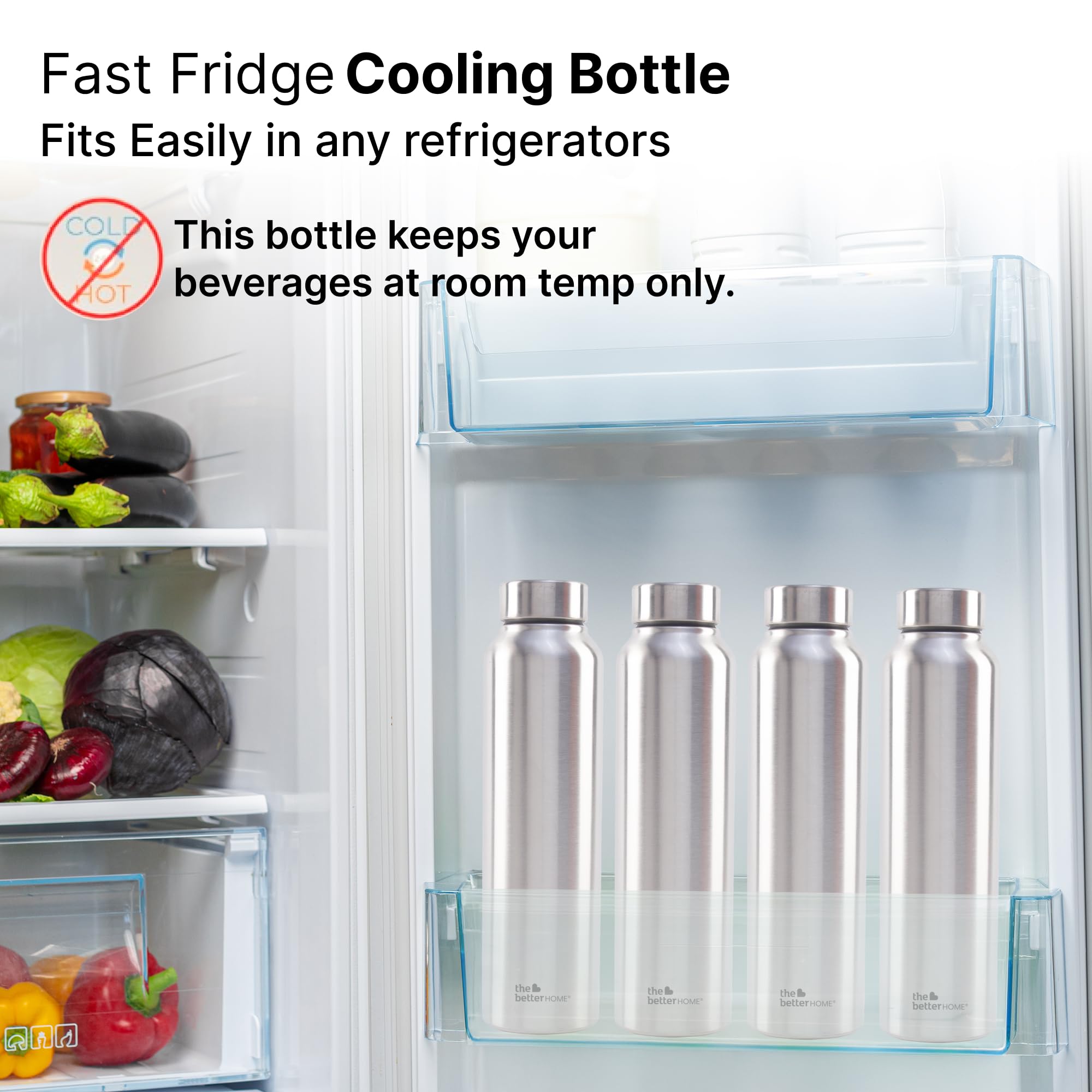 The Better Home stainless steel water bottle - perfect for gym