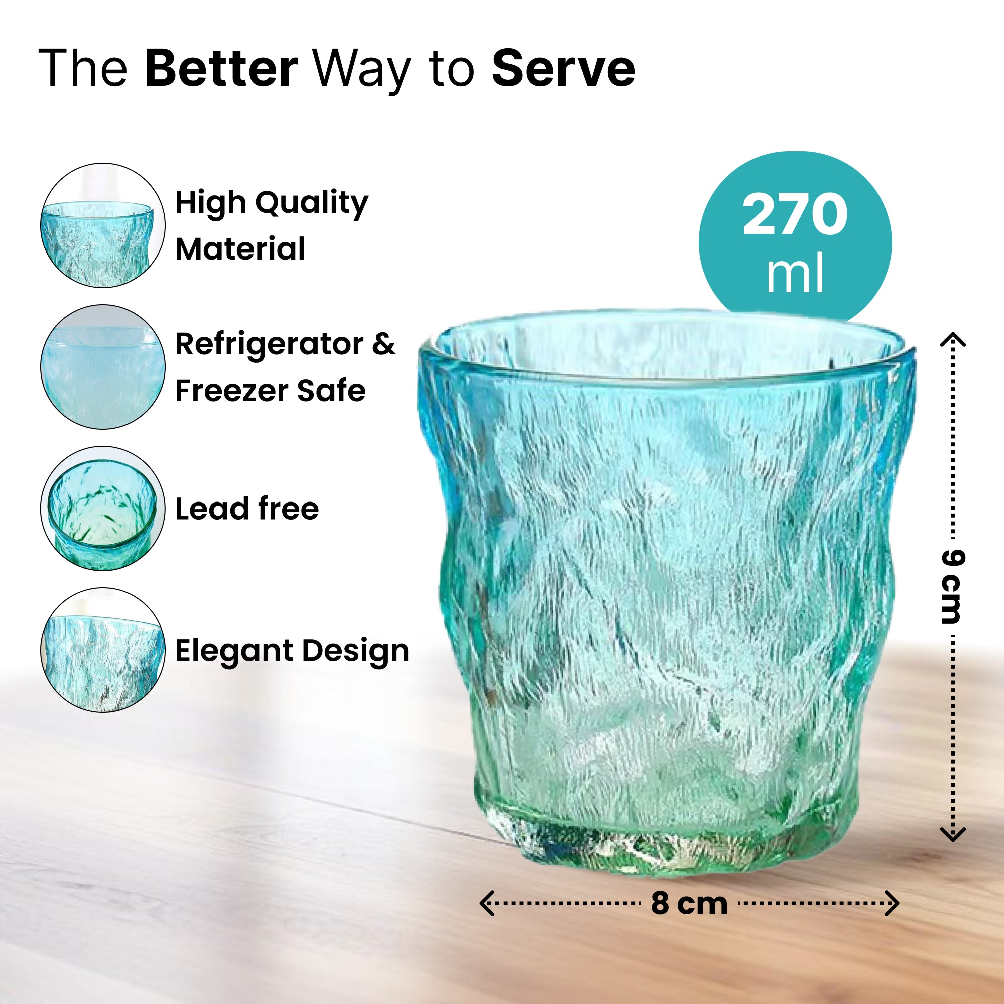 The Better Home juice glasses - Durable for everyday use