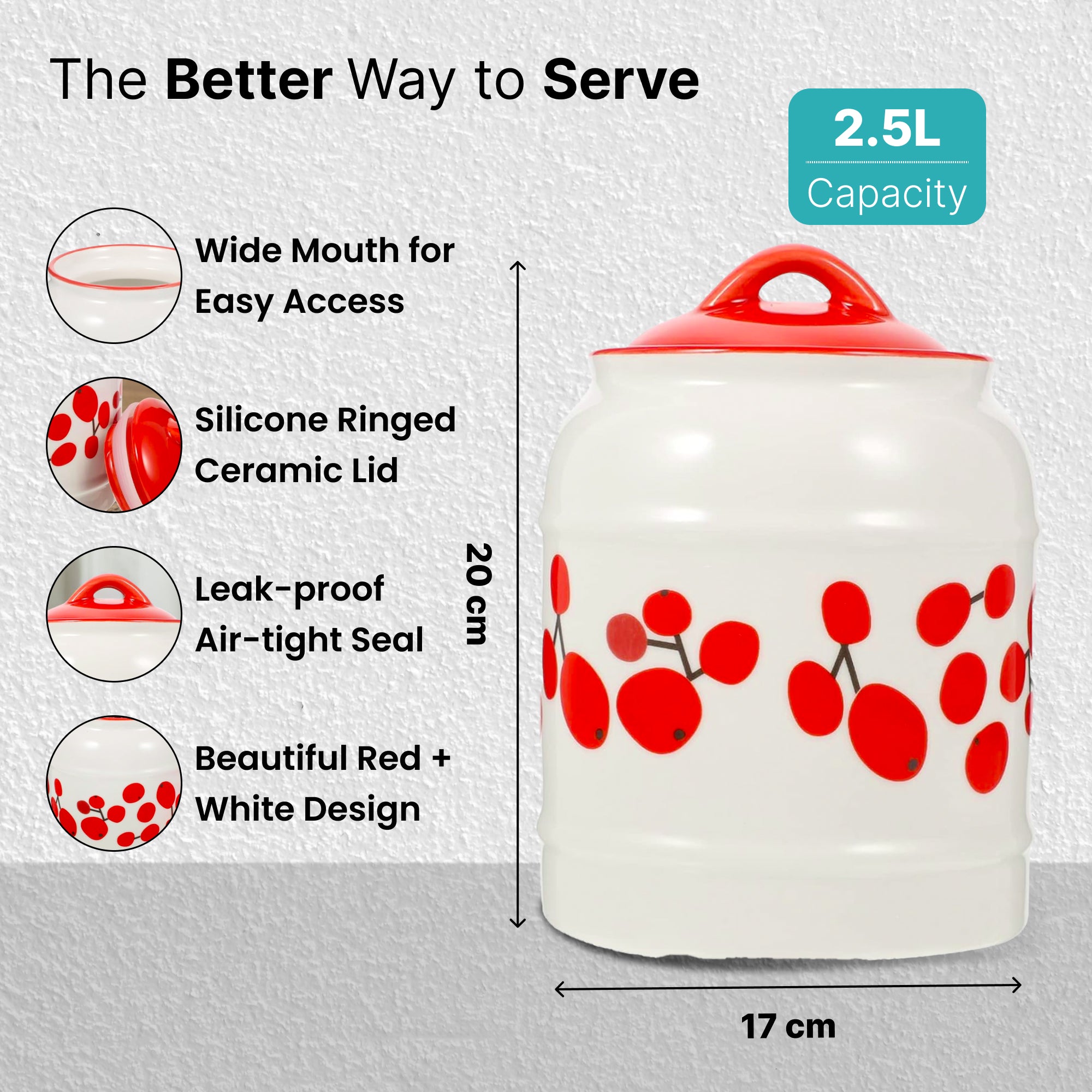 The Better Home ceramic jars - Stylish kitchen decor