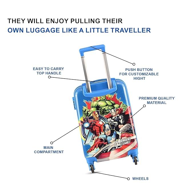 Kuber Industries kids trolley bag - travel with ease