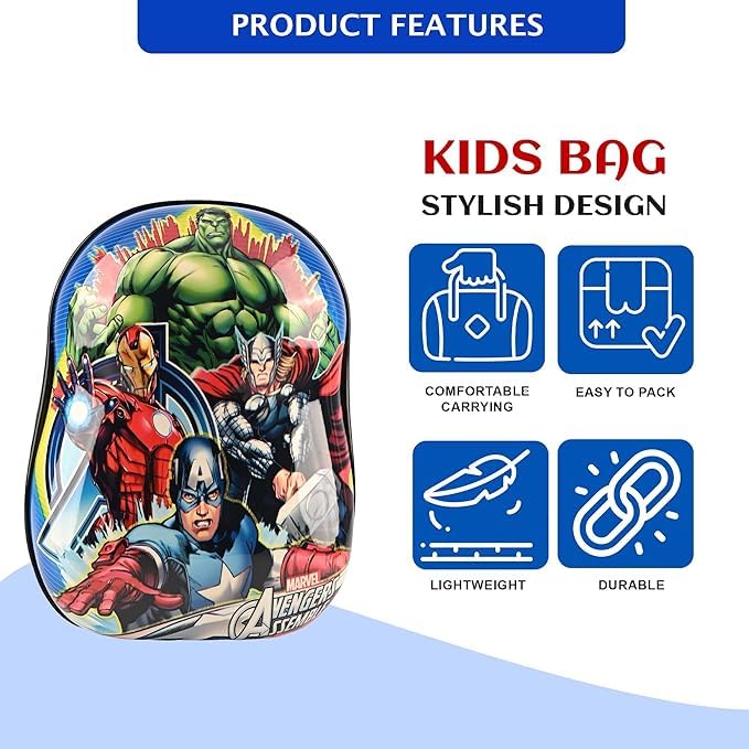 Kuber Industries kids trolley bag - fun airport travel