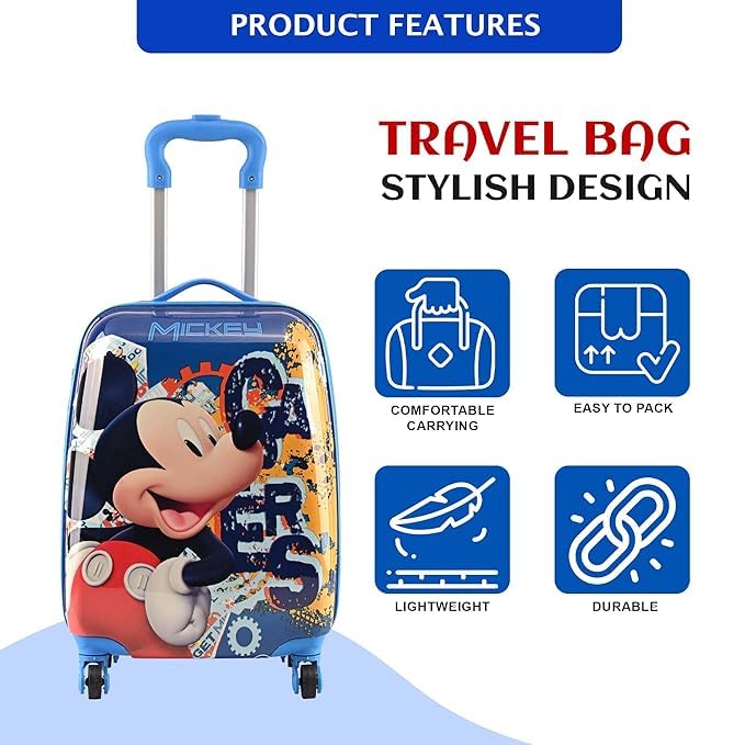 Kuber Industries Mickey travel bag - fun design for children