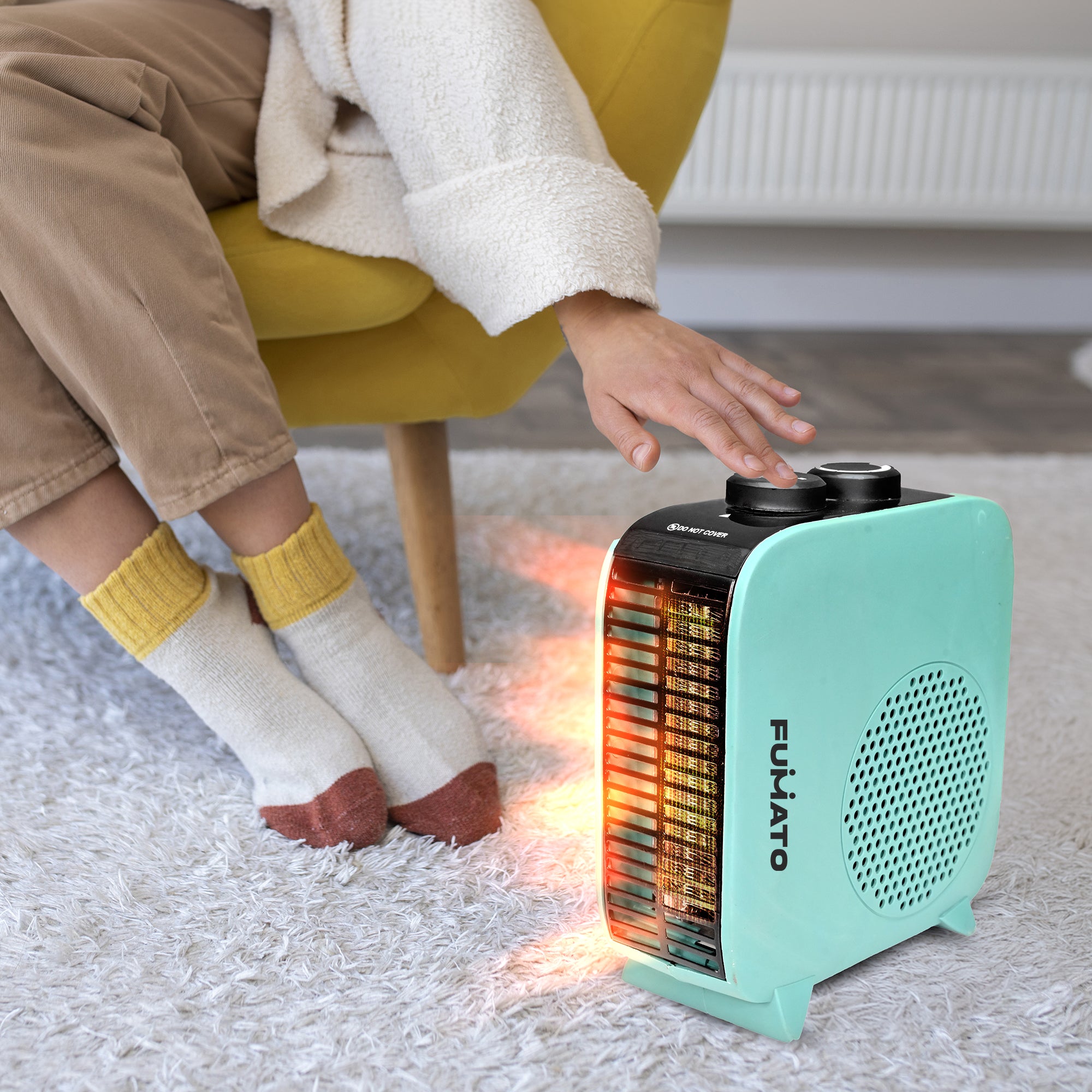 Fumato Portable Room Heater - Perfect for offices and bedrooms