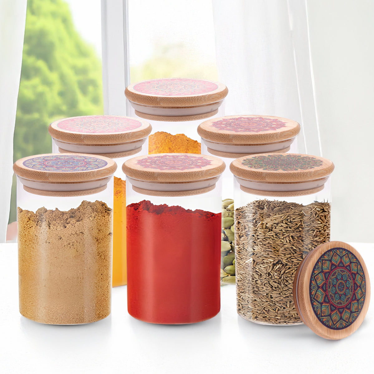 The Better Home UMAI Kitchen Glass Container - Elegant addition to your kitchen decor