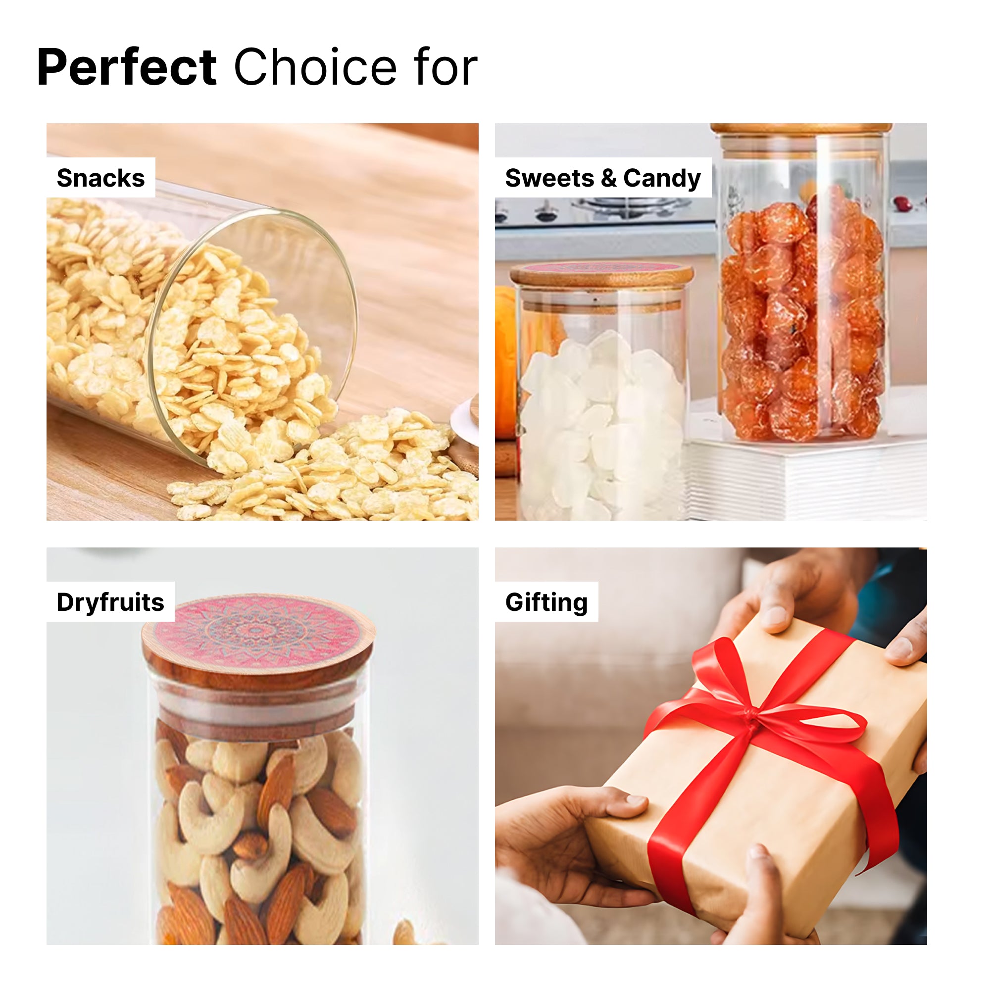 The Better Home UMAI Kitchen Glass Container - Perfect for spices and snacks