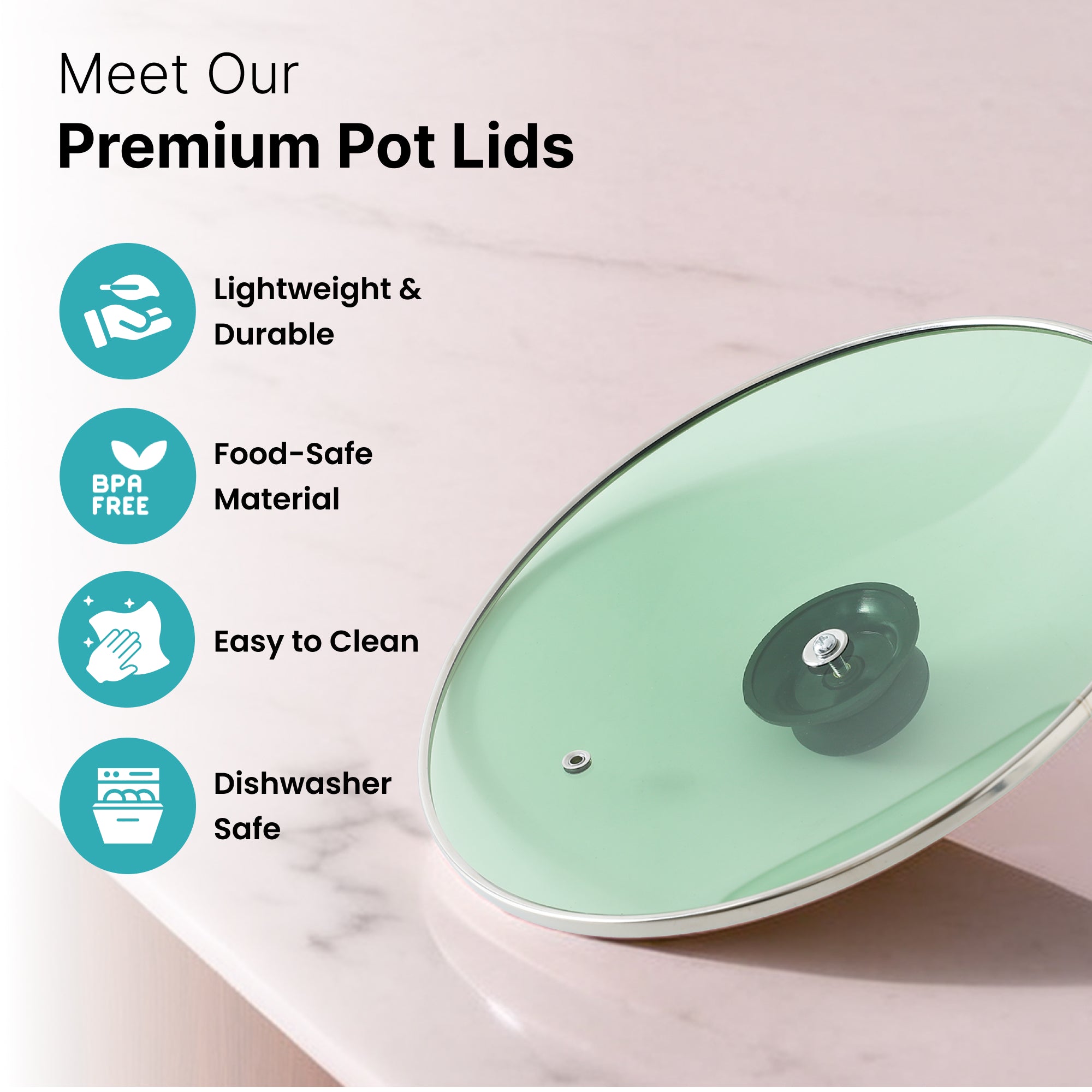The Better Home 24cm glass lid - everyday cooking
