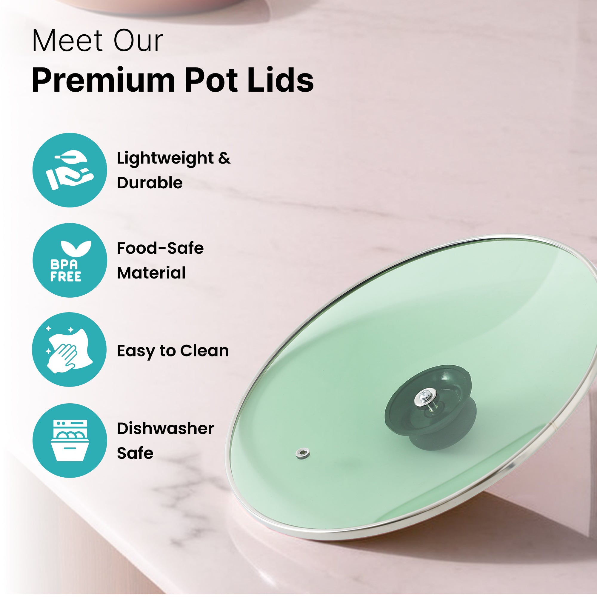 The Better Home Pot Lids - Suitable for Restaurants