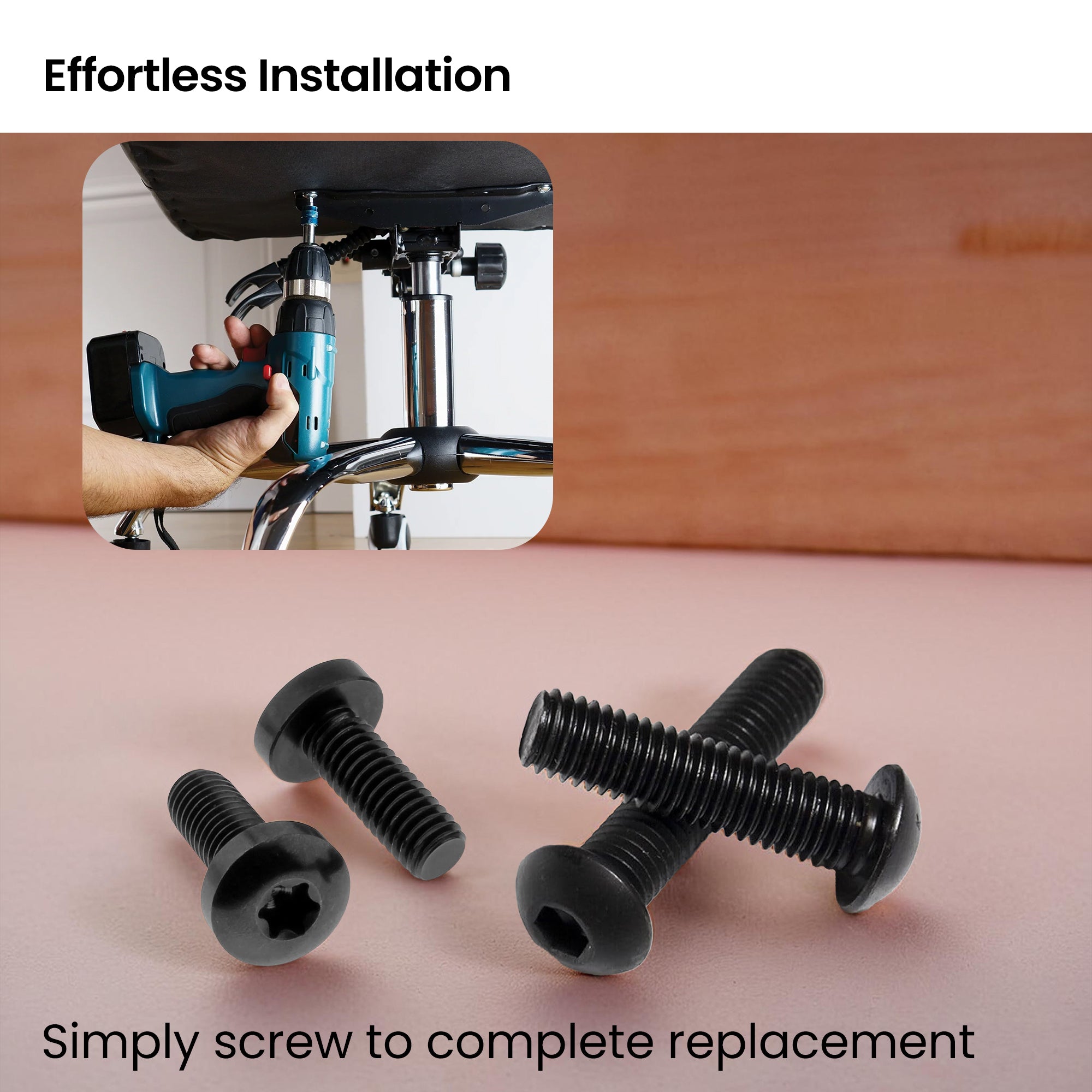 SAVYA HOME Desk Chair Screws - High-quality replacement parts