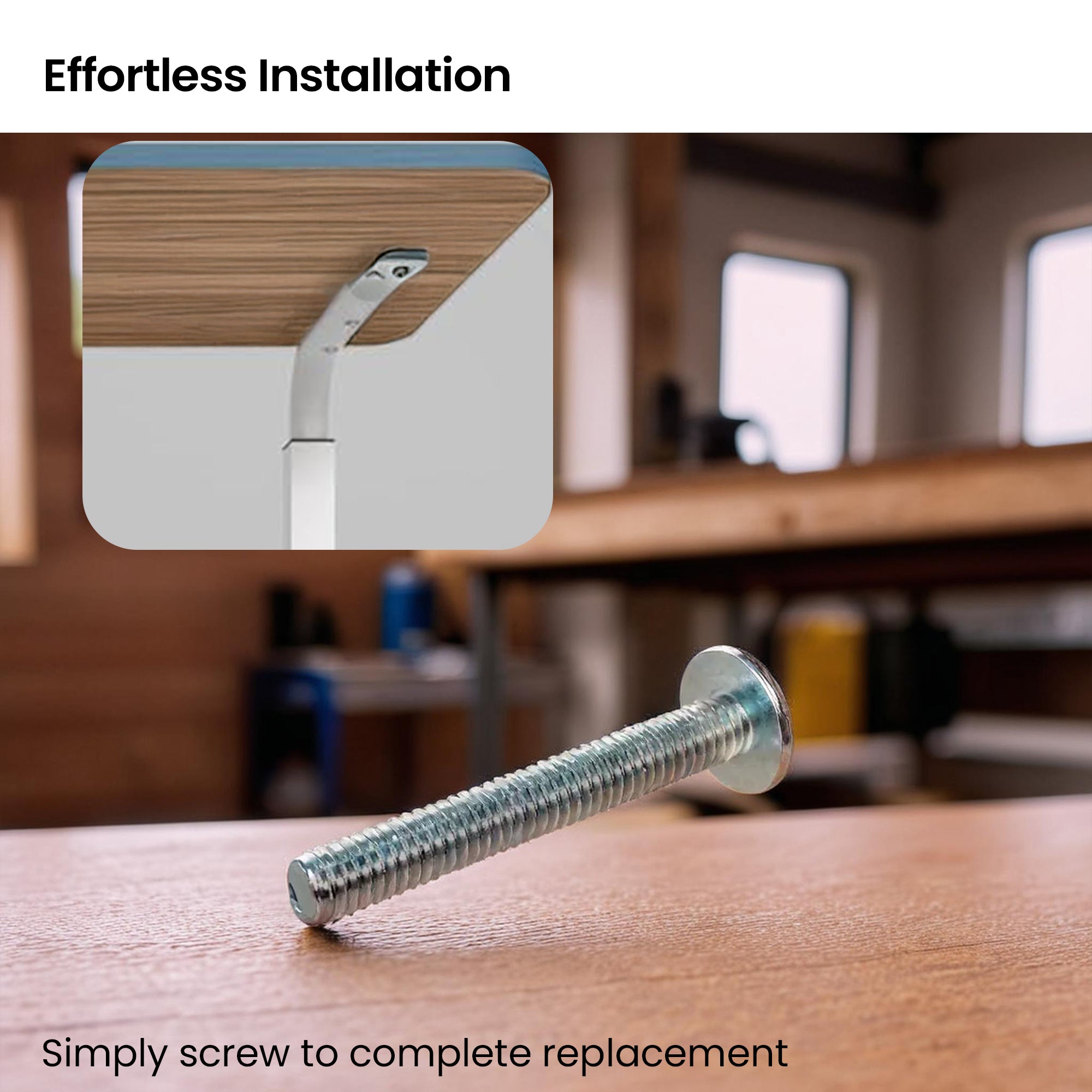 SAVYA HOME durable metal screw - versatile furniture upgrade