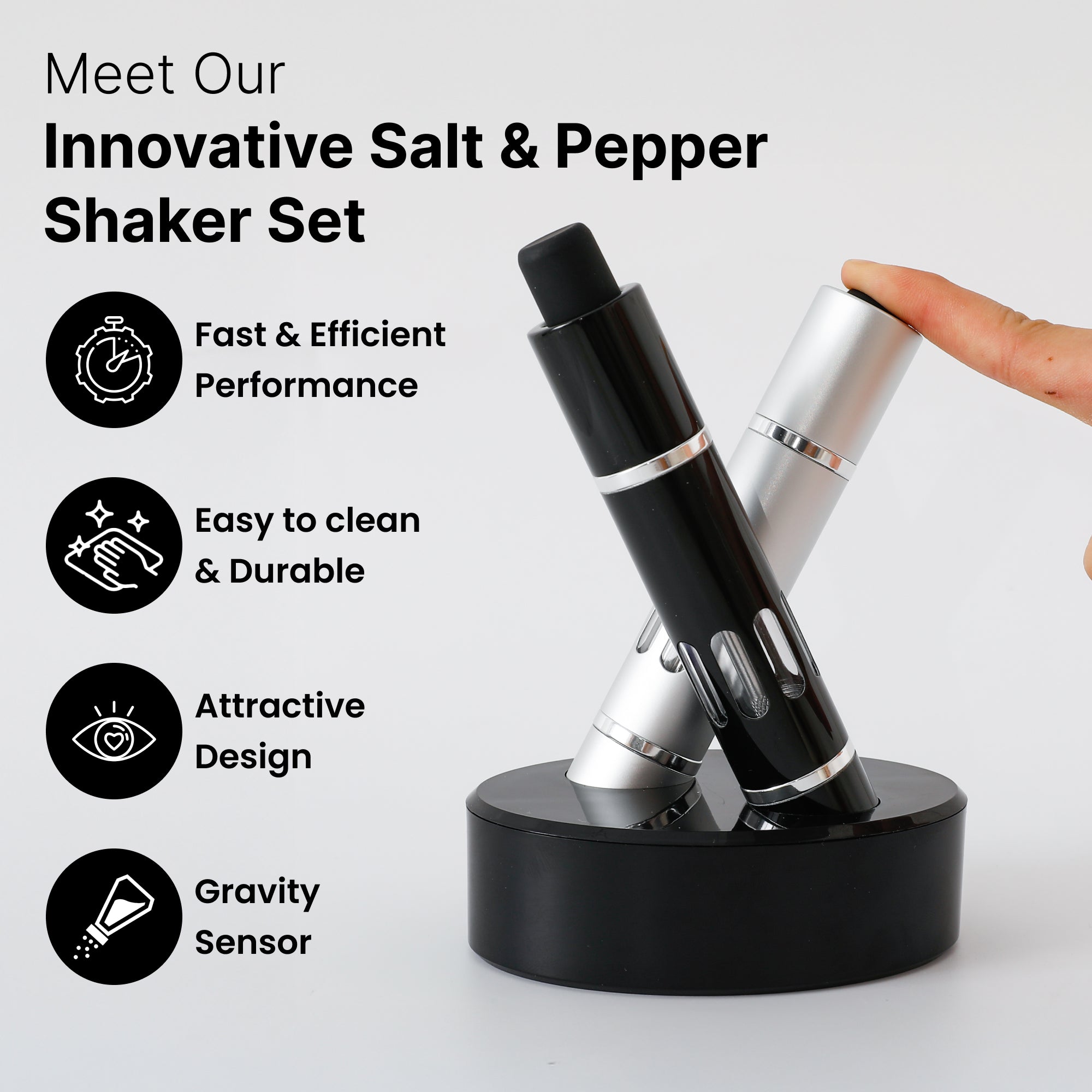 UMAI salt and pepper shakers - versatile culinary tool