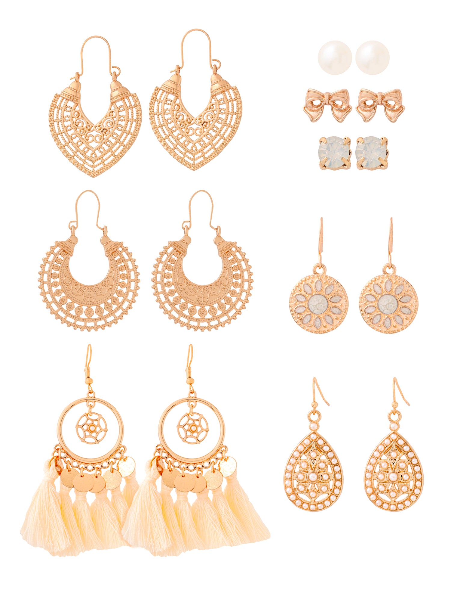 Yellow Chimes trendy earrings - enhancing western and traditional outfits