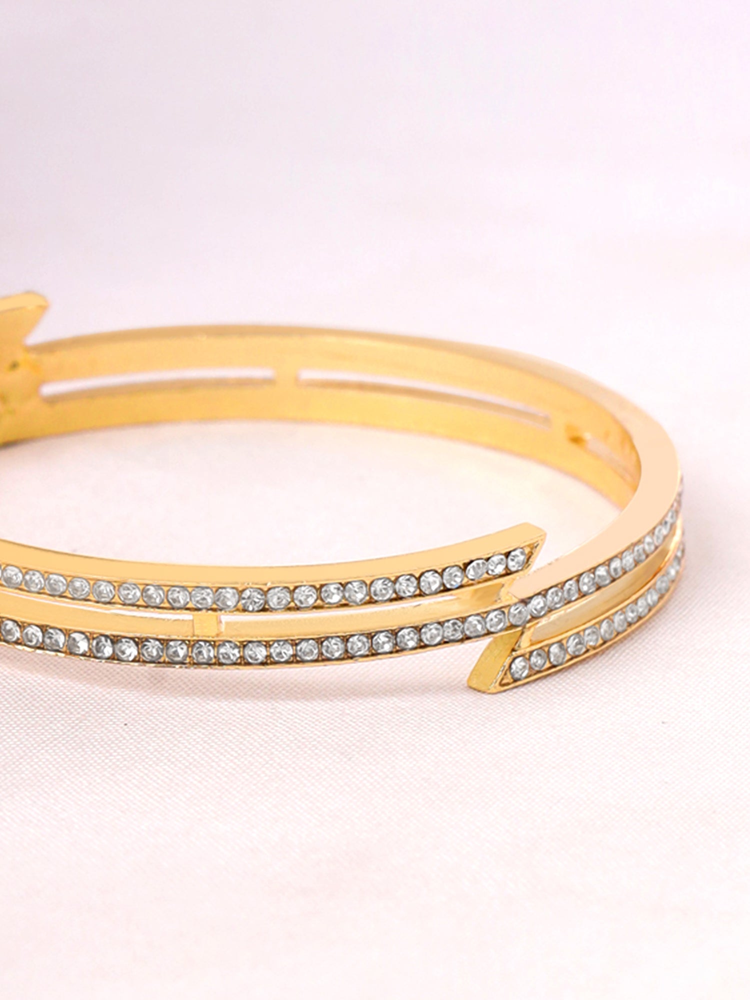 Yellow Chimes gold bangle bracelet - elegant women's accessory