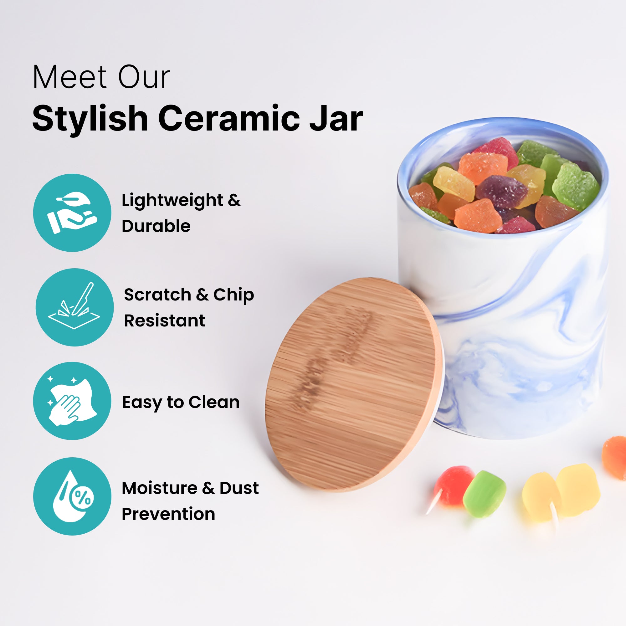 The Better Home versatile kitchen jar - Easy ingredient access