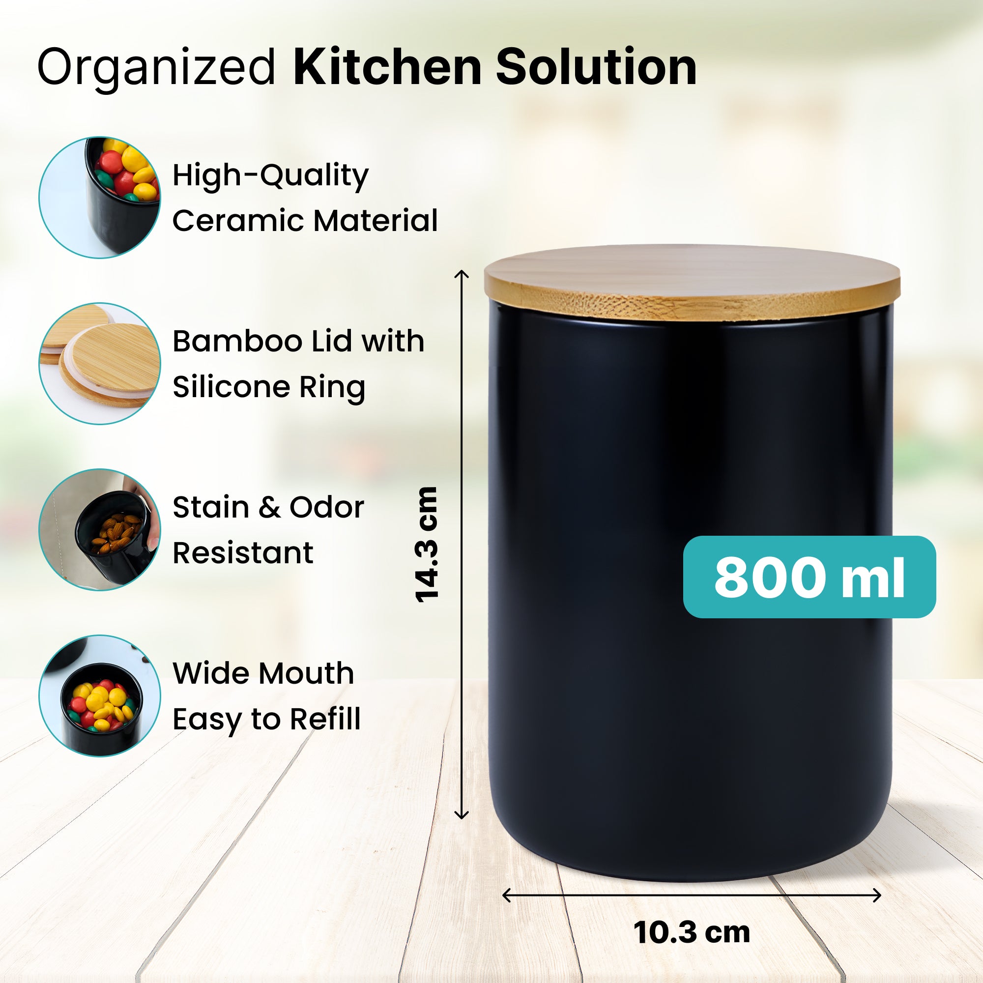 The Better Home kitchen storage jars - perfect for grains and snacks