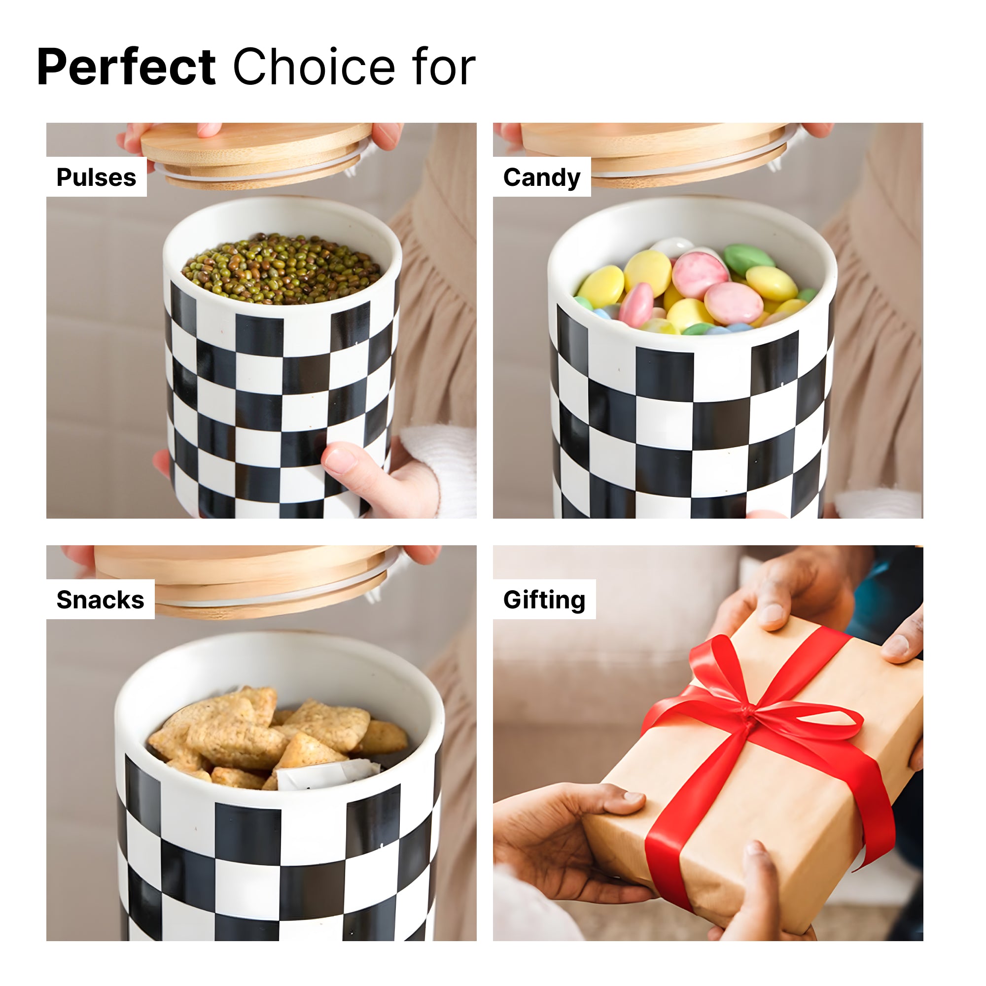 The Better Home ceramic jars - airtight food storage