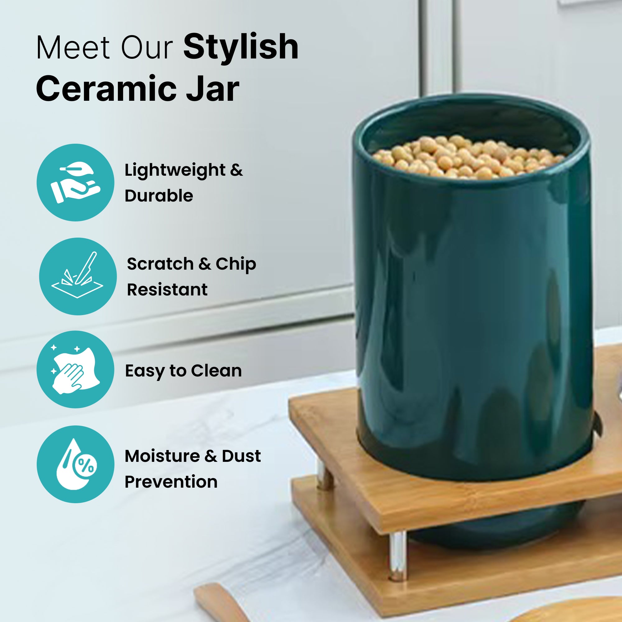 The Better Home Ceramic Jars - Functional kitchen organization