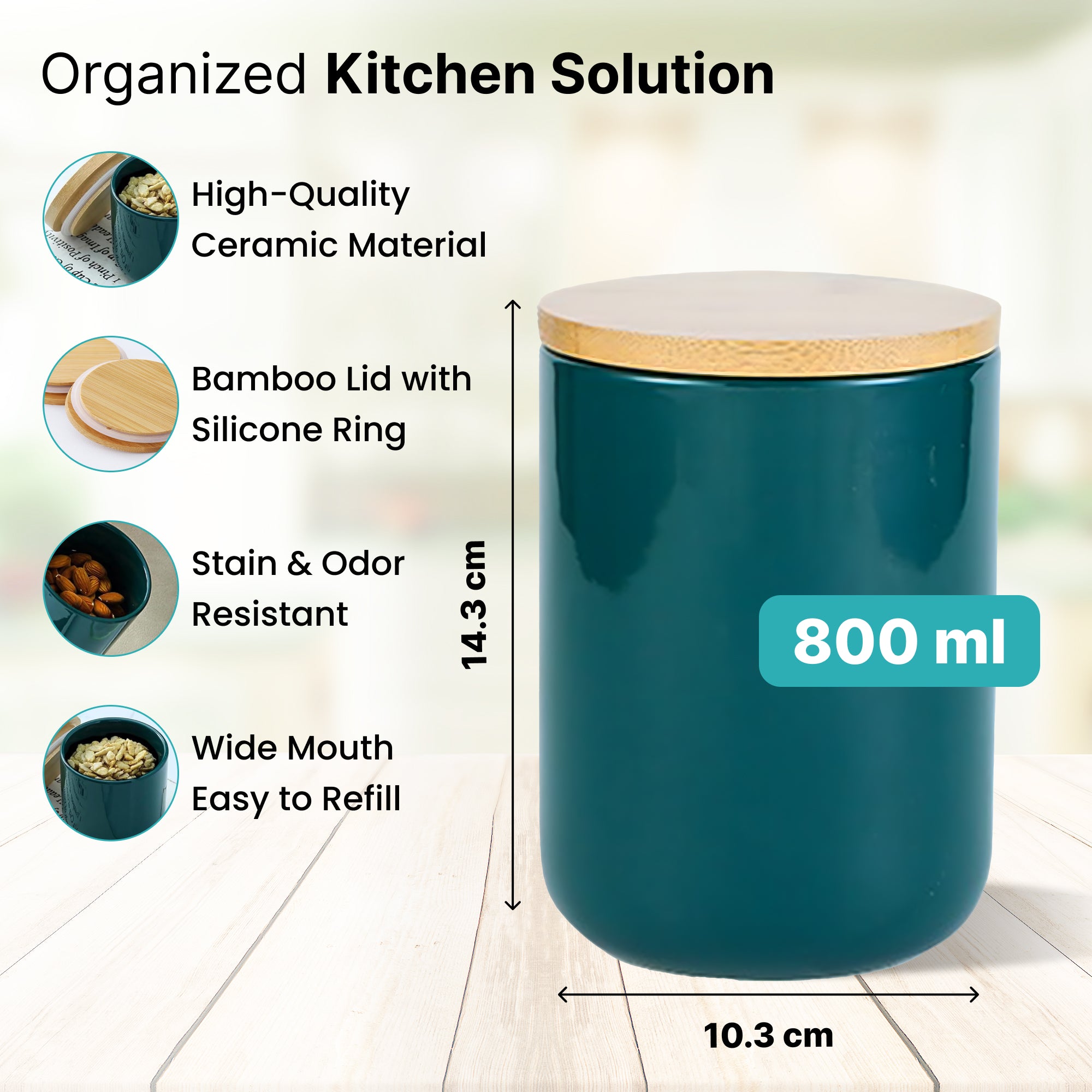 The Better Home kitchen storage jars - great for keeping snacks fresh