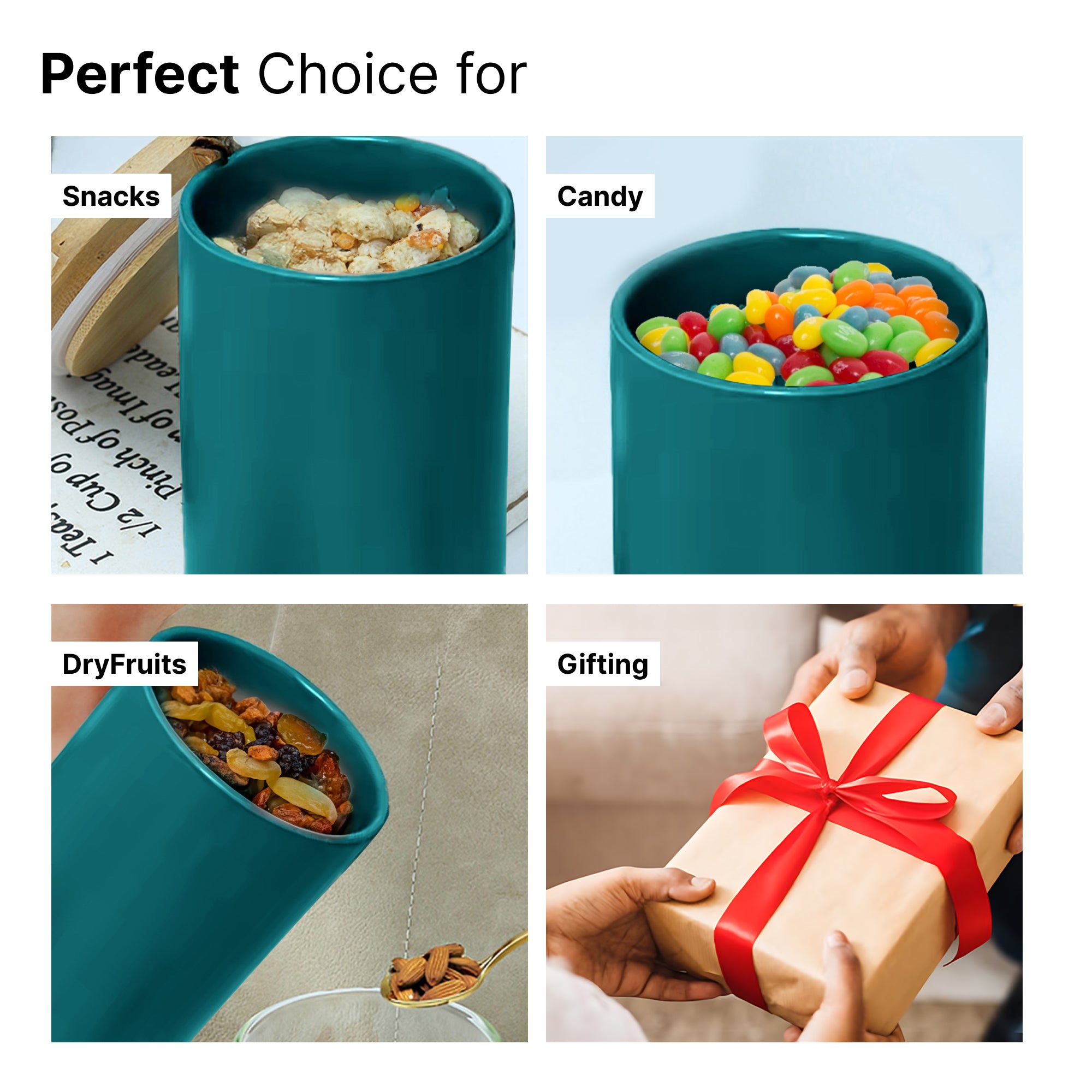 The Better Home kitchen storage jars - perfect for tea storage