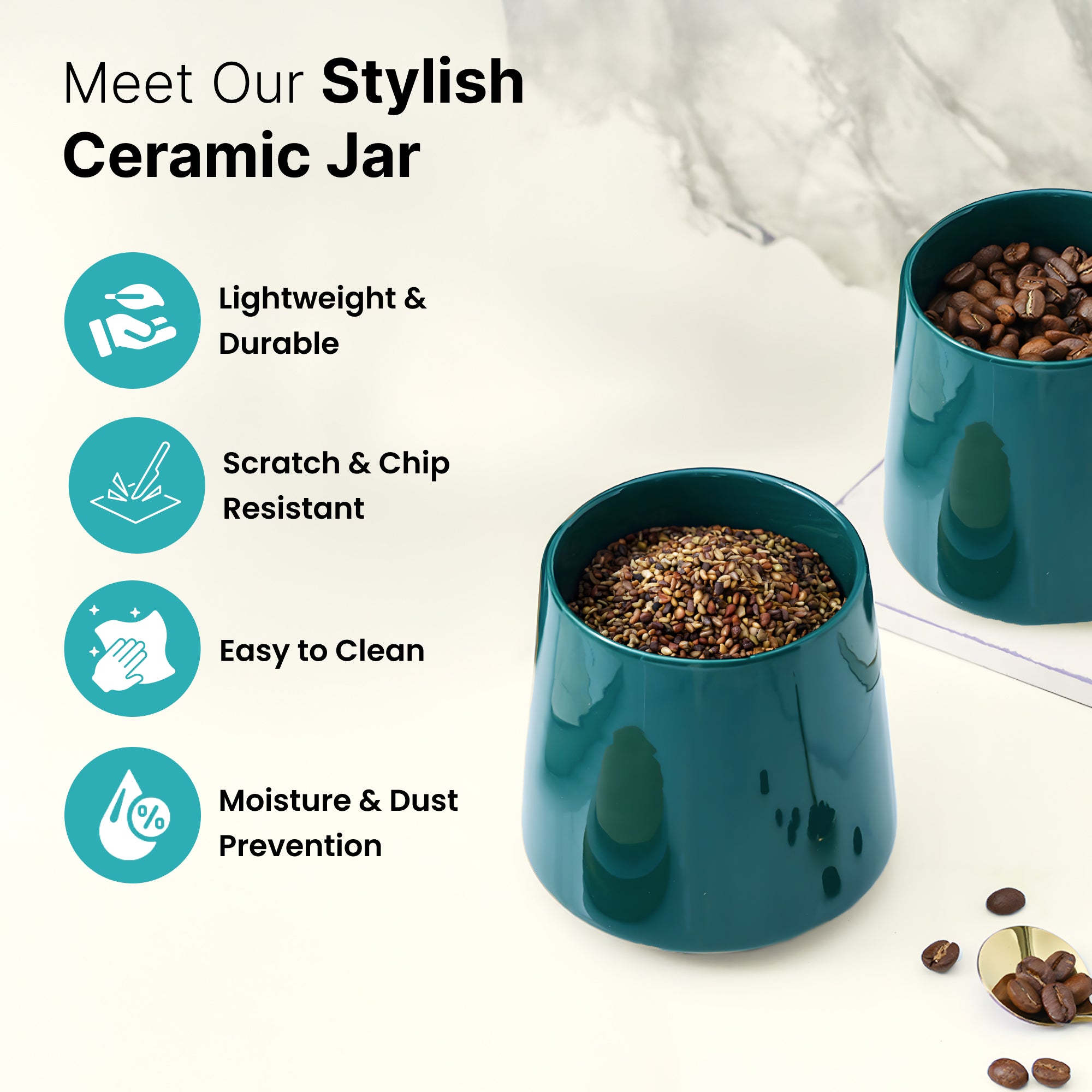 The Better Home Kitchen Storage Jars - Perfect for pantry storage