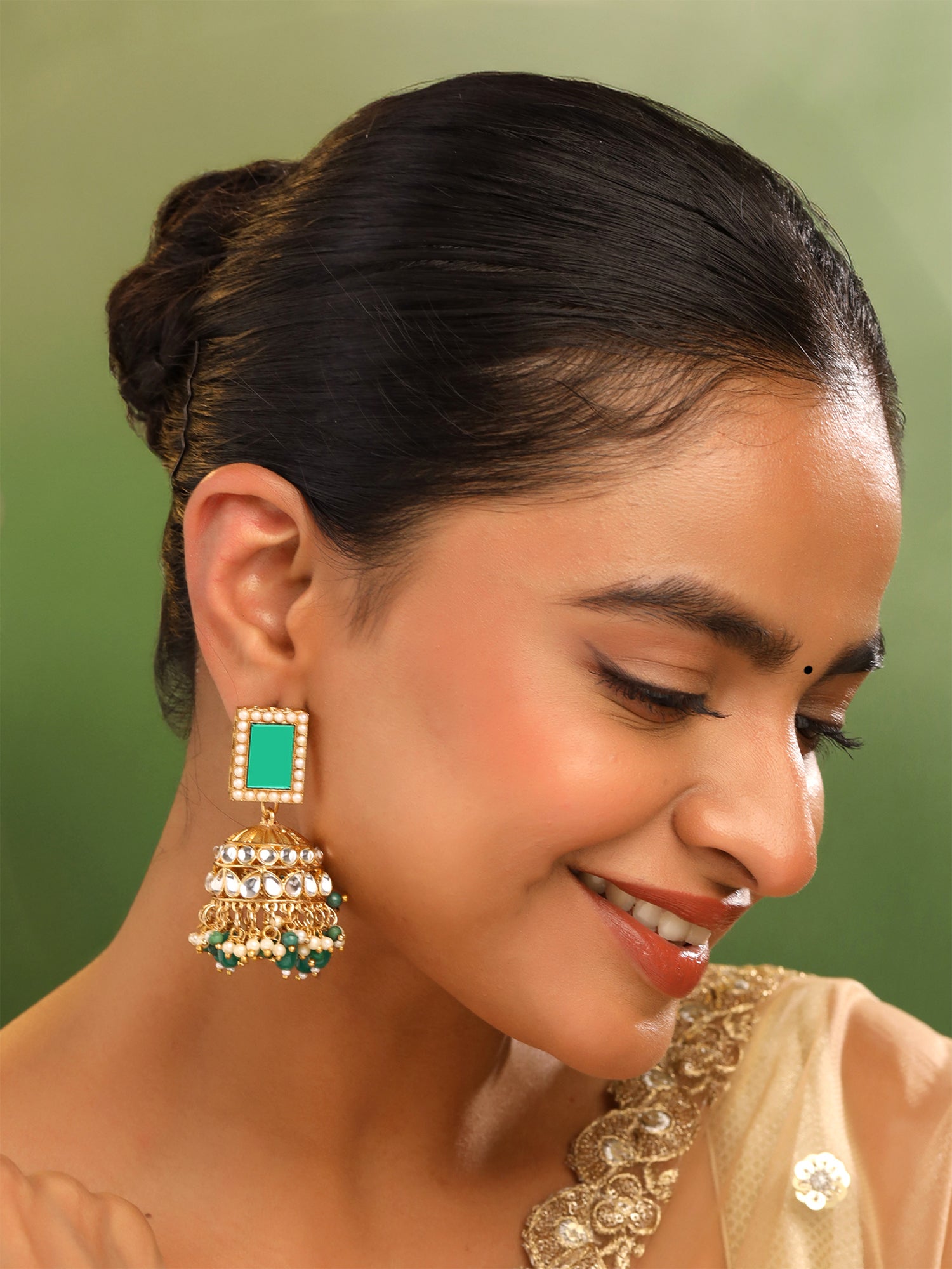 Yellow Chimes Jhumka Earrings - Perfect for daily wear