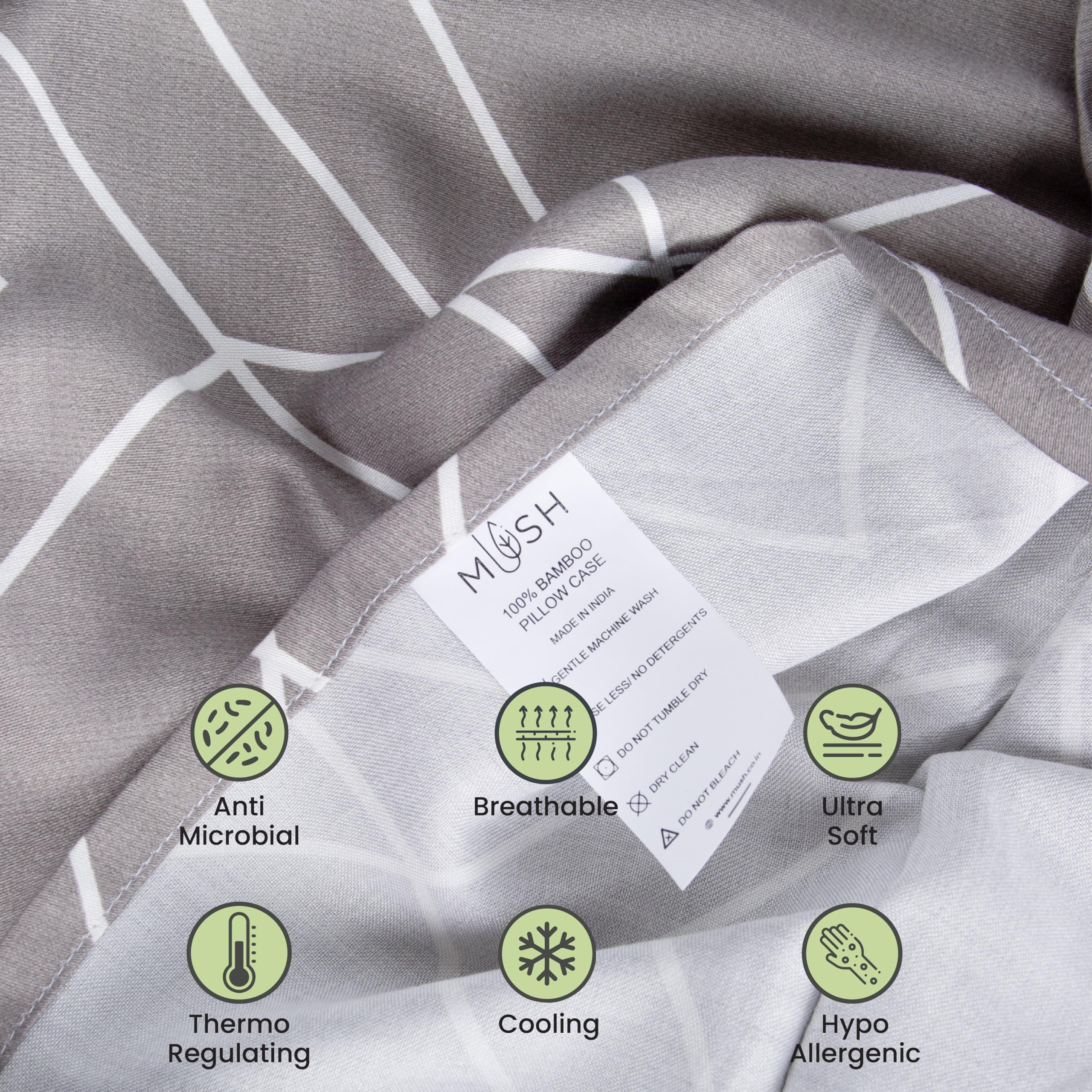 Mush silk soft bamboo pillowcases - hypoallergenic bedding