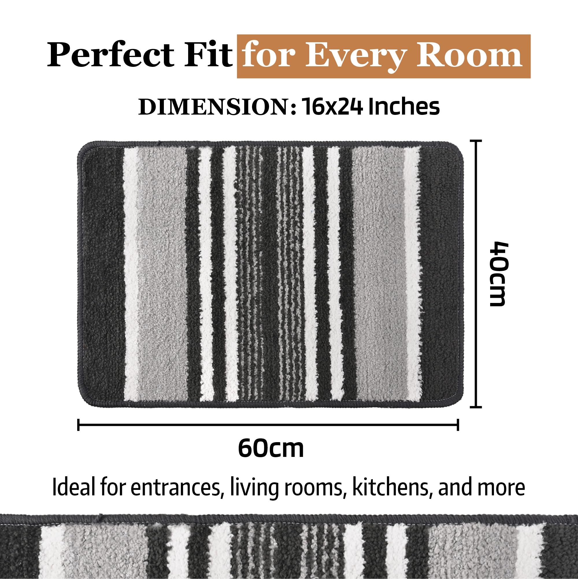 Kuber Industries anti-skid door mat - office use case