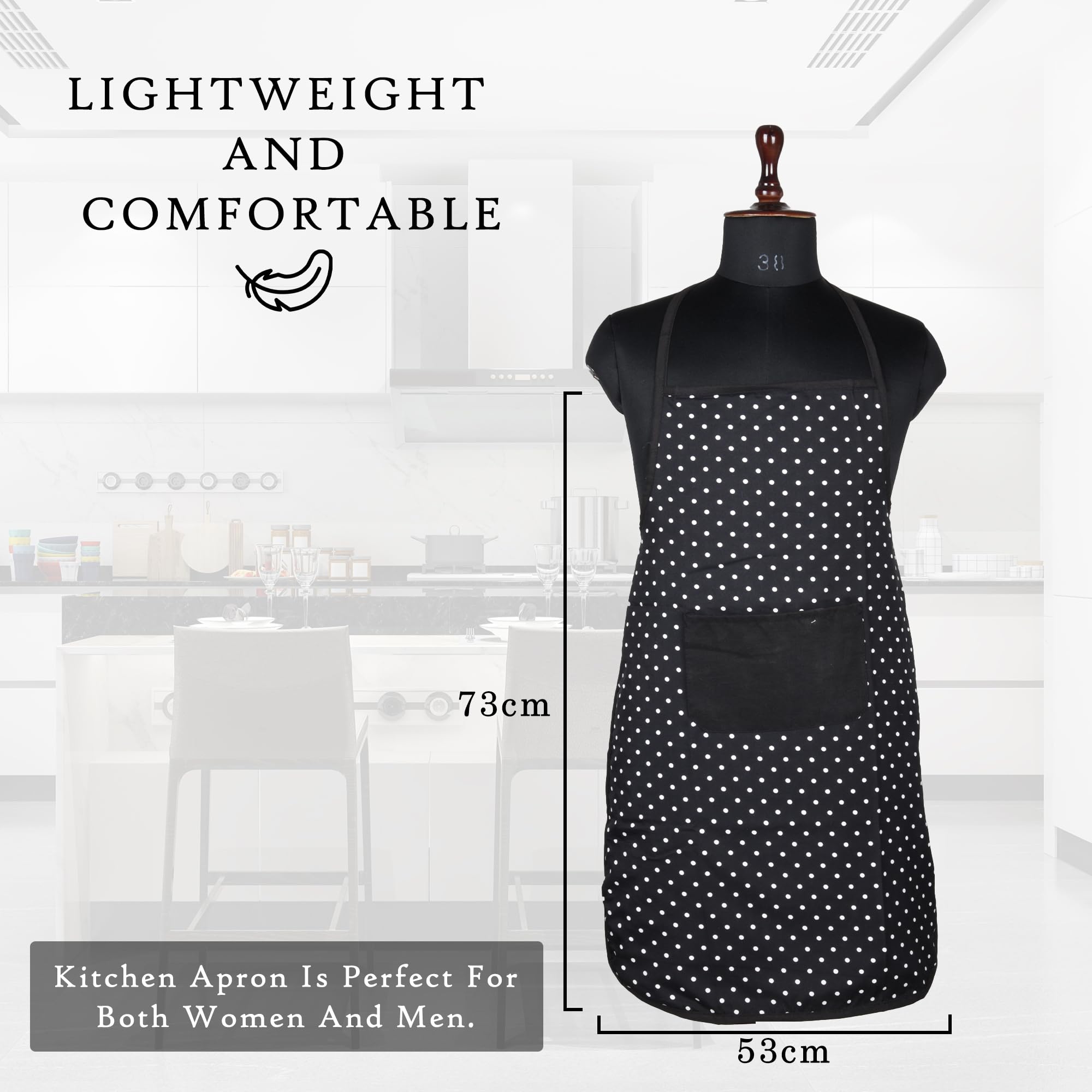 Kuber Industries kitchen apron - lightweight cooking gear for men and women