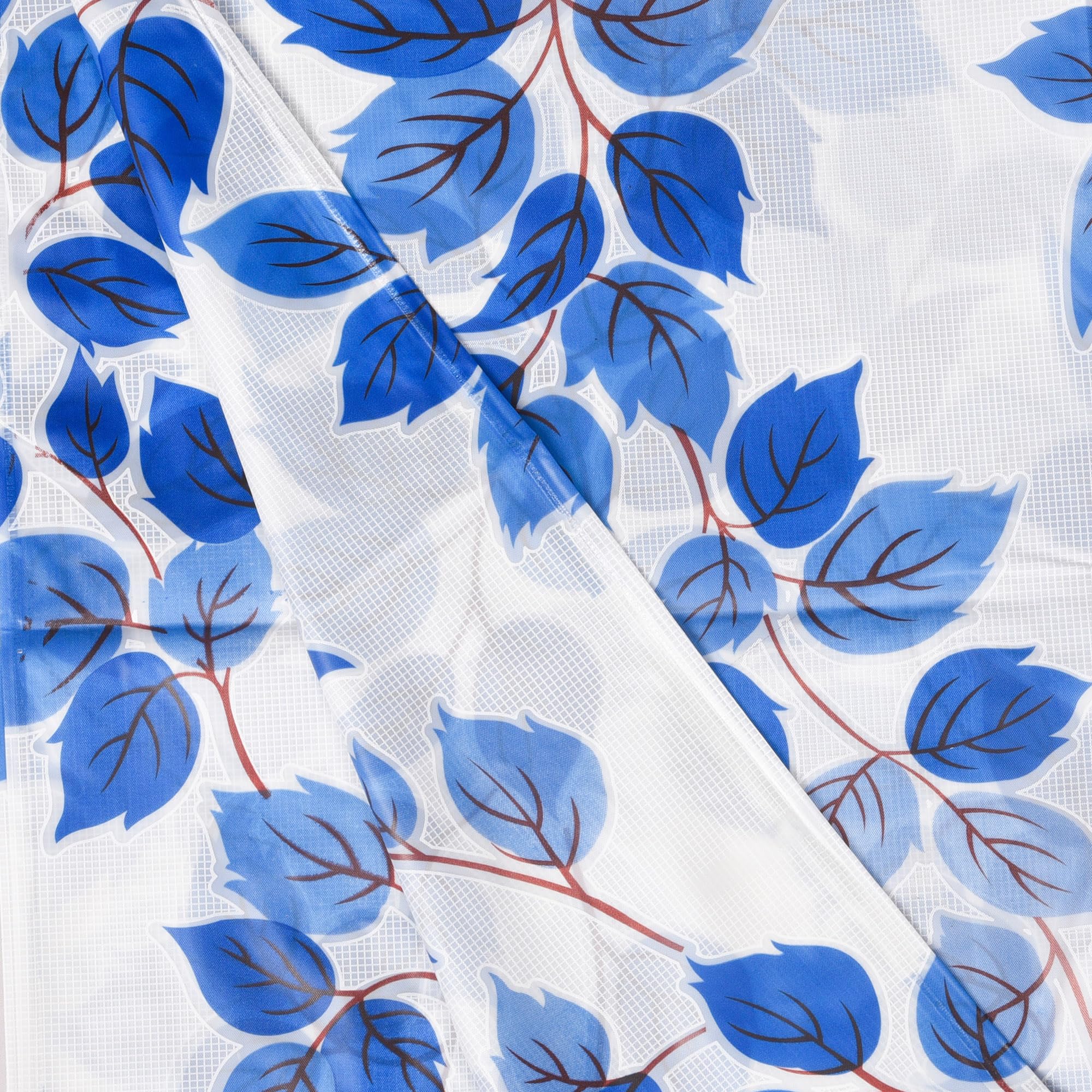 Kuber Industries shower curtain - Stylish leaf design for modern bathrooms