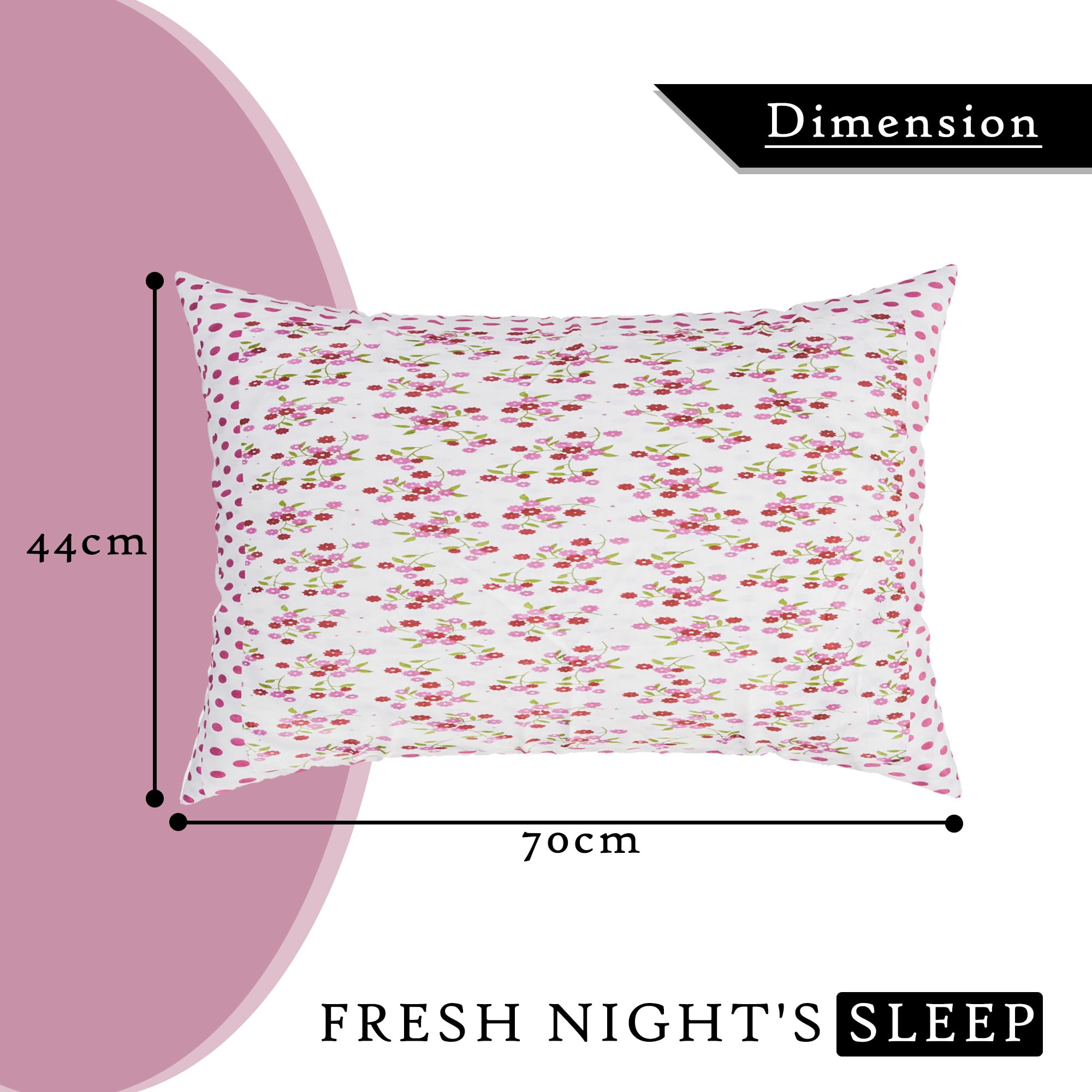 Kuber Industries premium pillow covers - Cozy bedroom setup