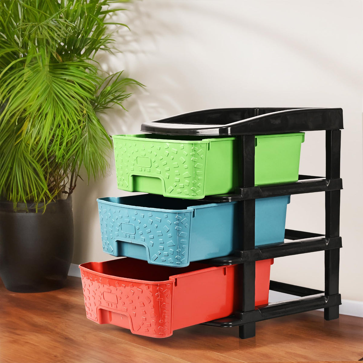 Kuber Industries storage drawer unit - Durable plastic storage solution