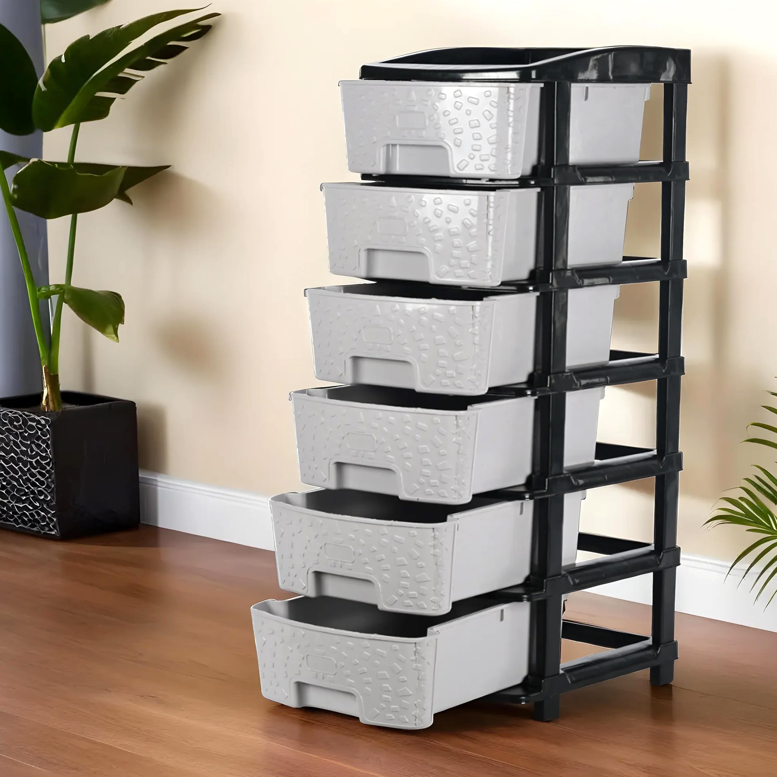 Kuber Industries Plastic Drawer Storage - Modular Design Feature