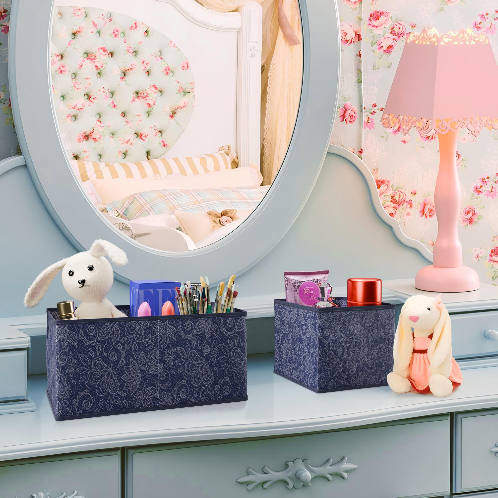 Kuber Industries Navy Blue Organizer - Great for kids' rooms