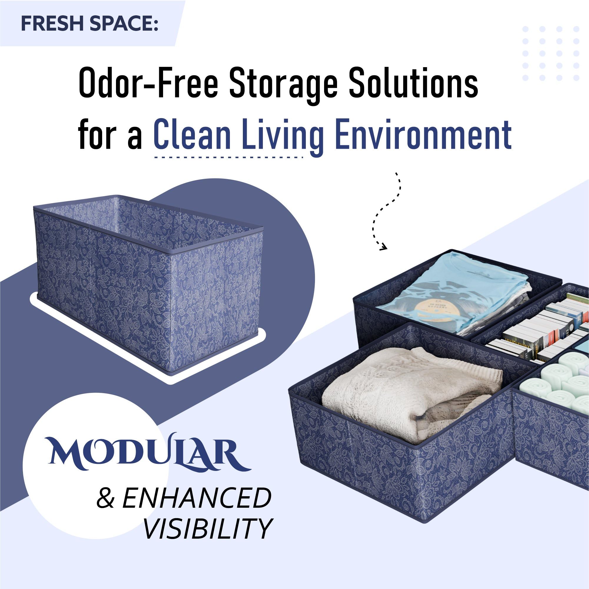 Kuber Industries Foldable Organizer - Perfect for socks and ties