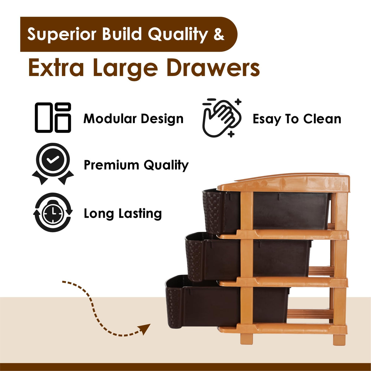 Kuber Industries storage unit - Bathroom shelf organizer