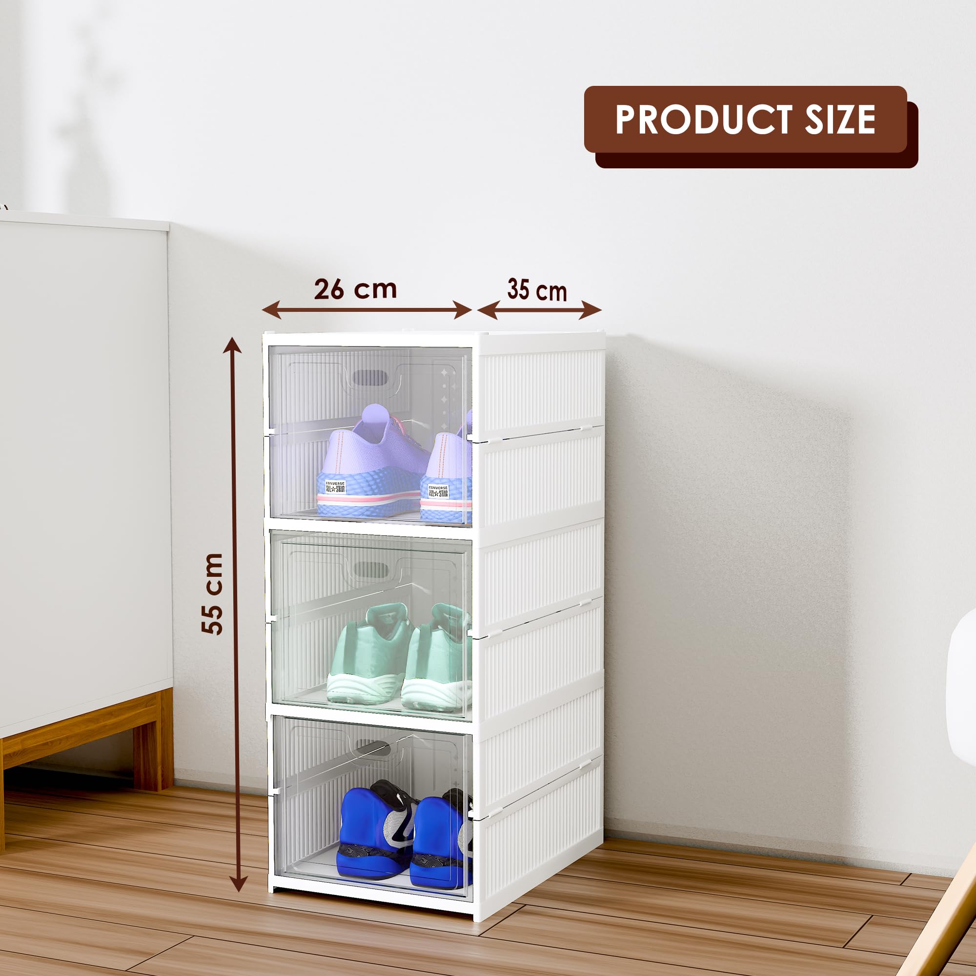 Kuber Industries shoe rack - Compact storage for slippers