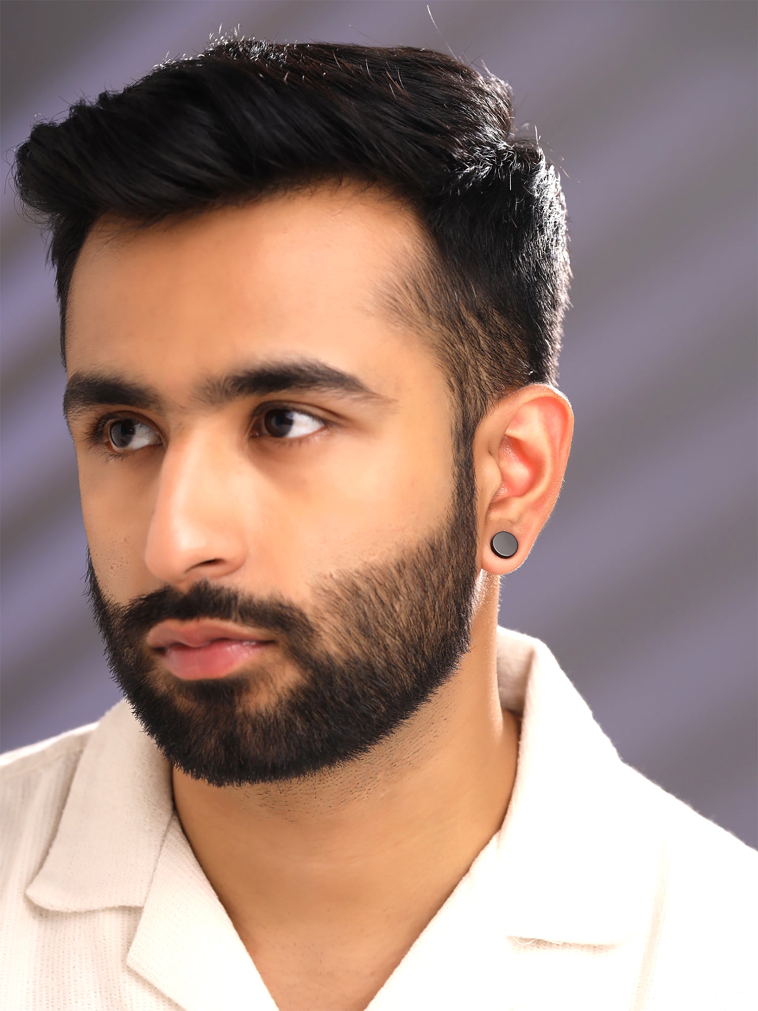 Yellow Chimes Earrings for Men and Boys Non Piercing Stud Earrings for Men Stainless Steel Studs Magnetic Earrings for Boys Birthday Gift for Men