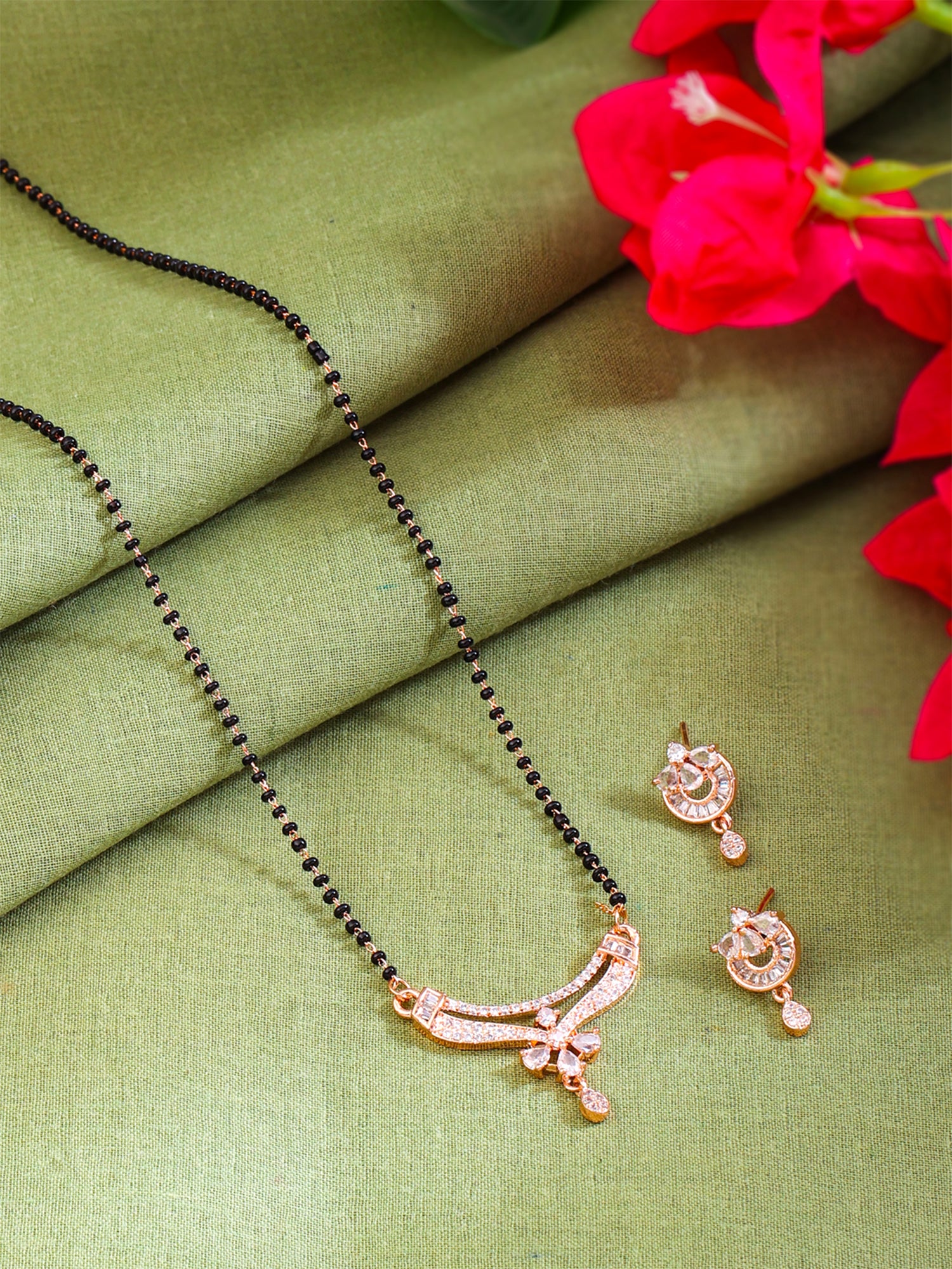 Yellow Chimes Traditional Mangalsutra - Ideal for anniversaries
