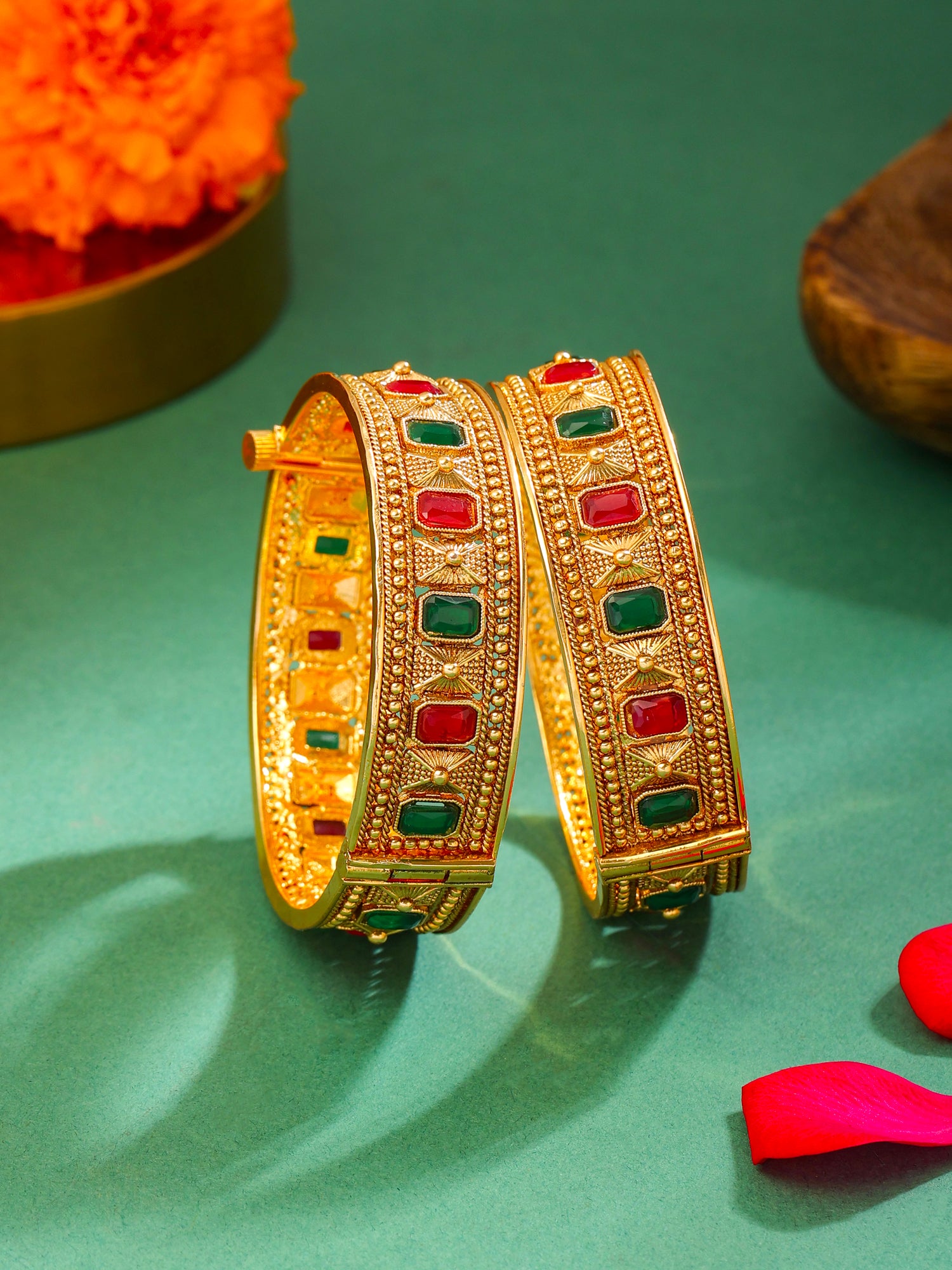 Yellow Chimes vibrant bangles - anniversary present