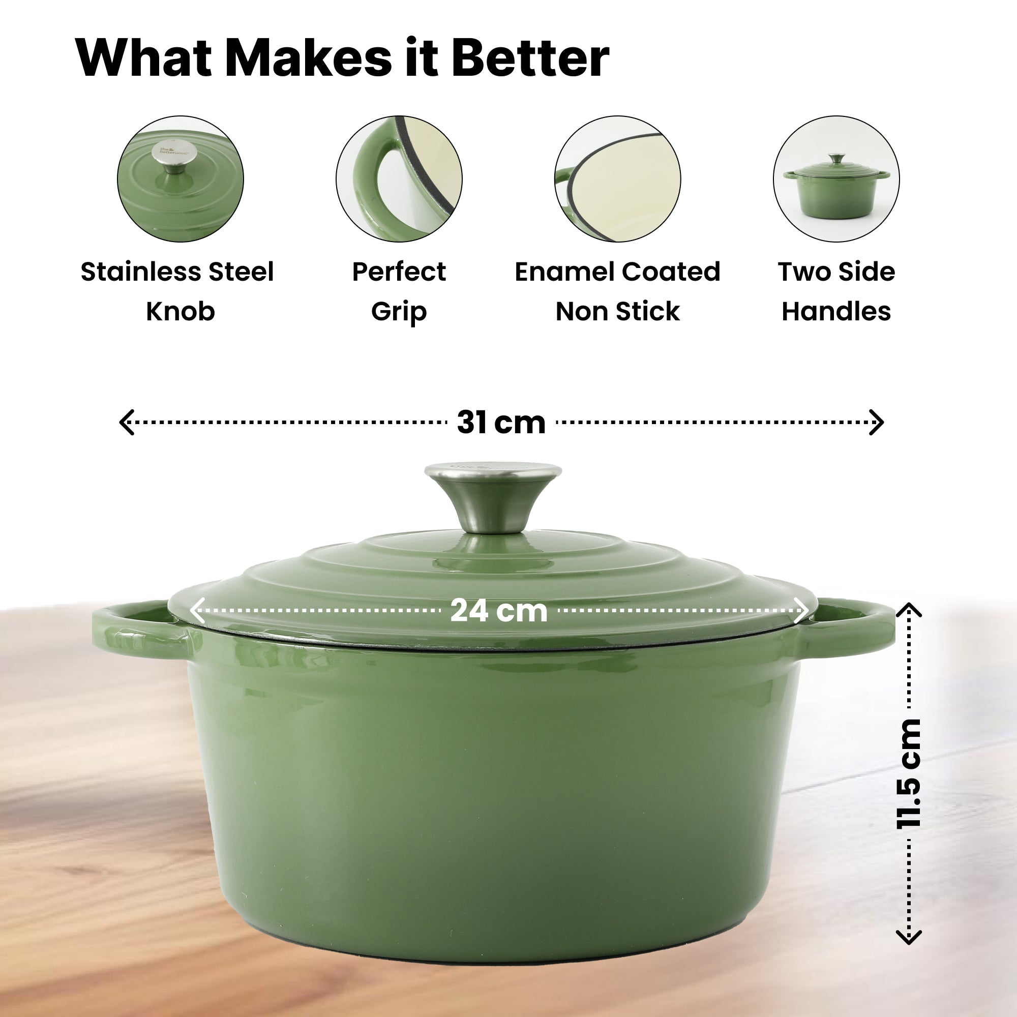 The Better Home Dutch Oven - Stylish kitchen cookware