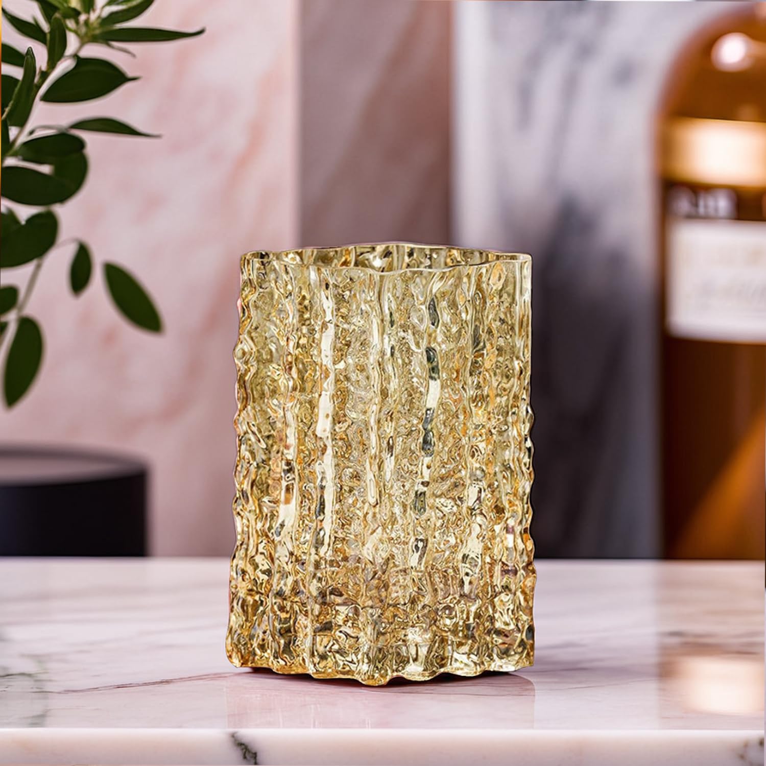 Ekhasa decorative glass vase - stylish office decor