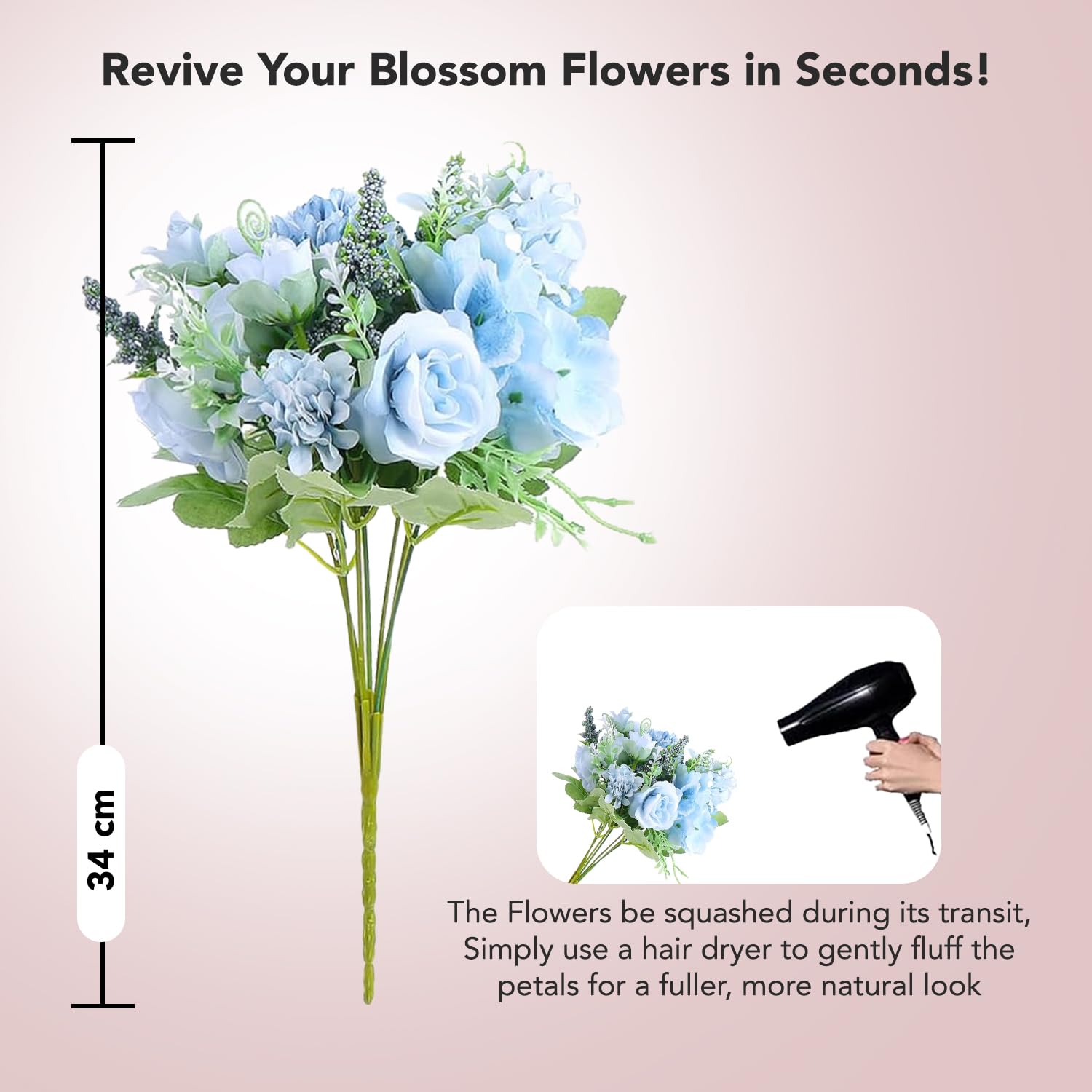 Ekhasa plastic flower bunch - table centerpieces