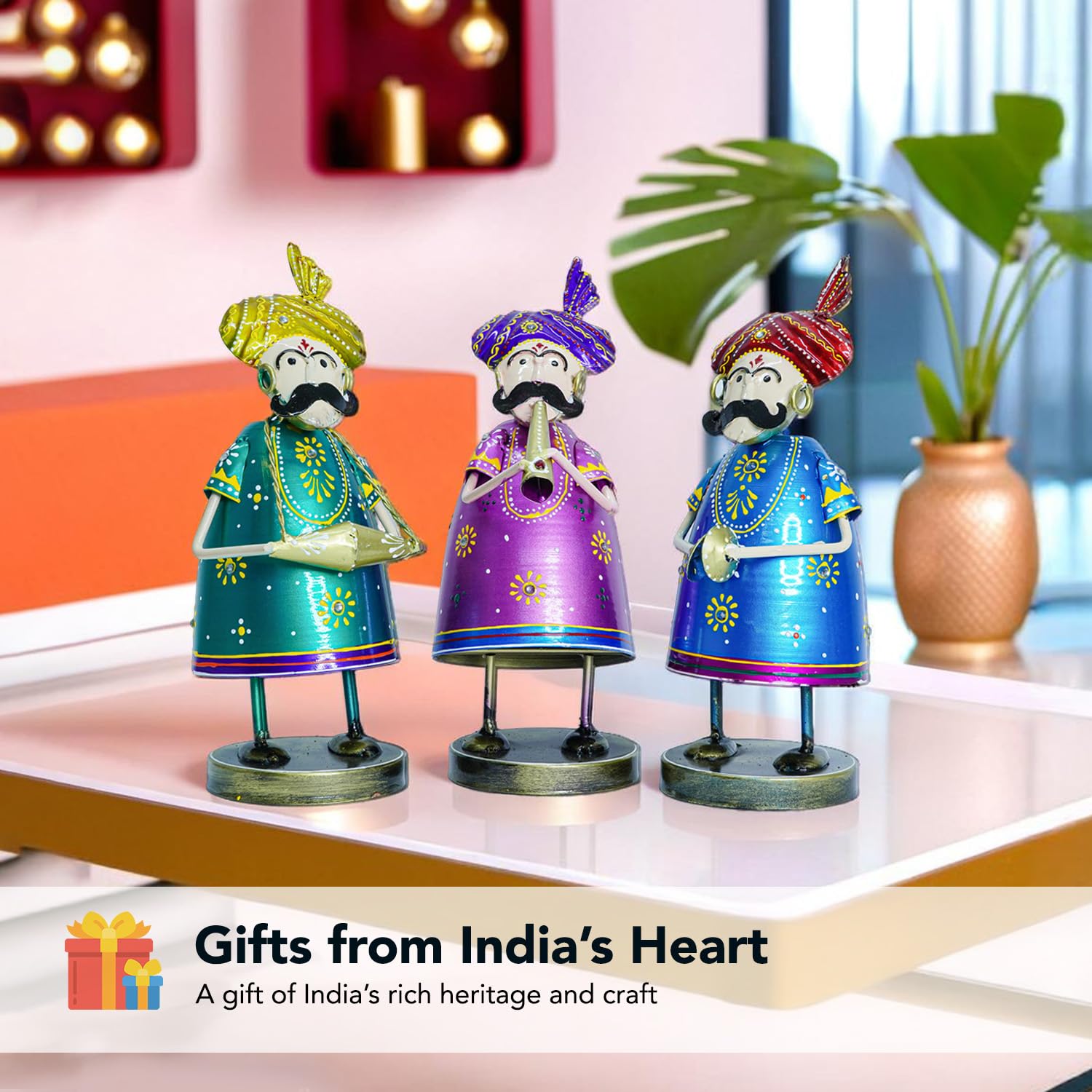 Ekhasa Rajasthani Musicians - Office Desk Decor