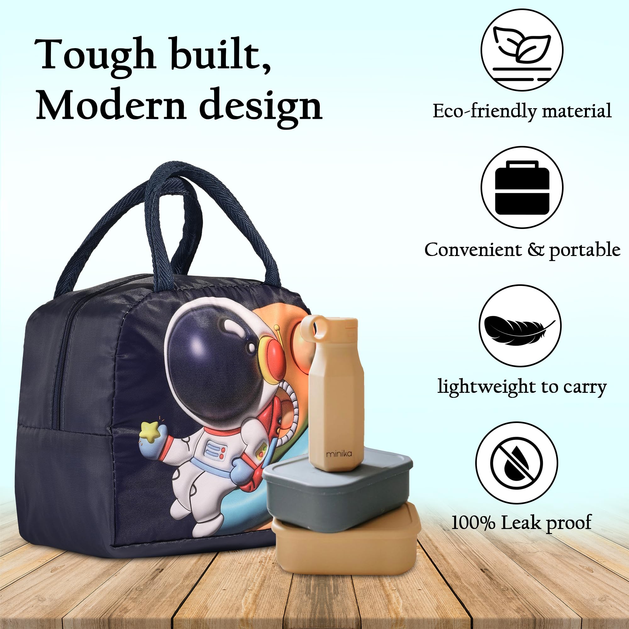Kuber Industries insulated lunch bag - kids school usage