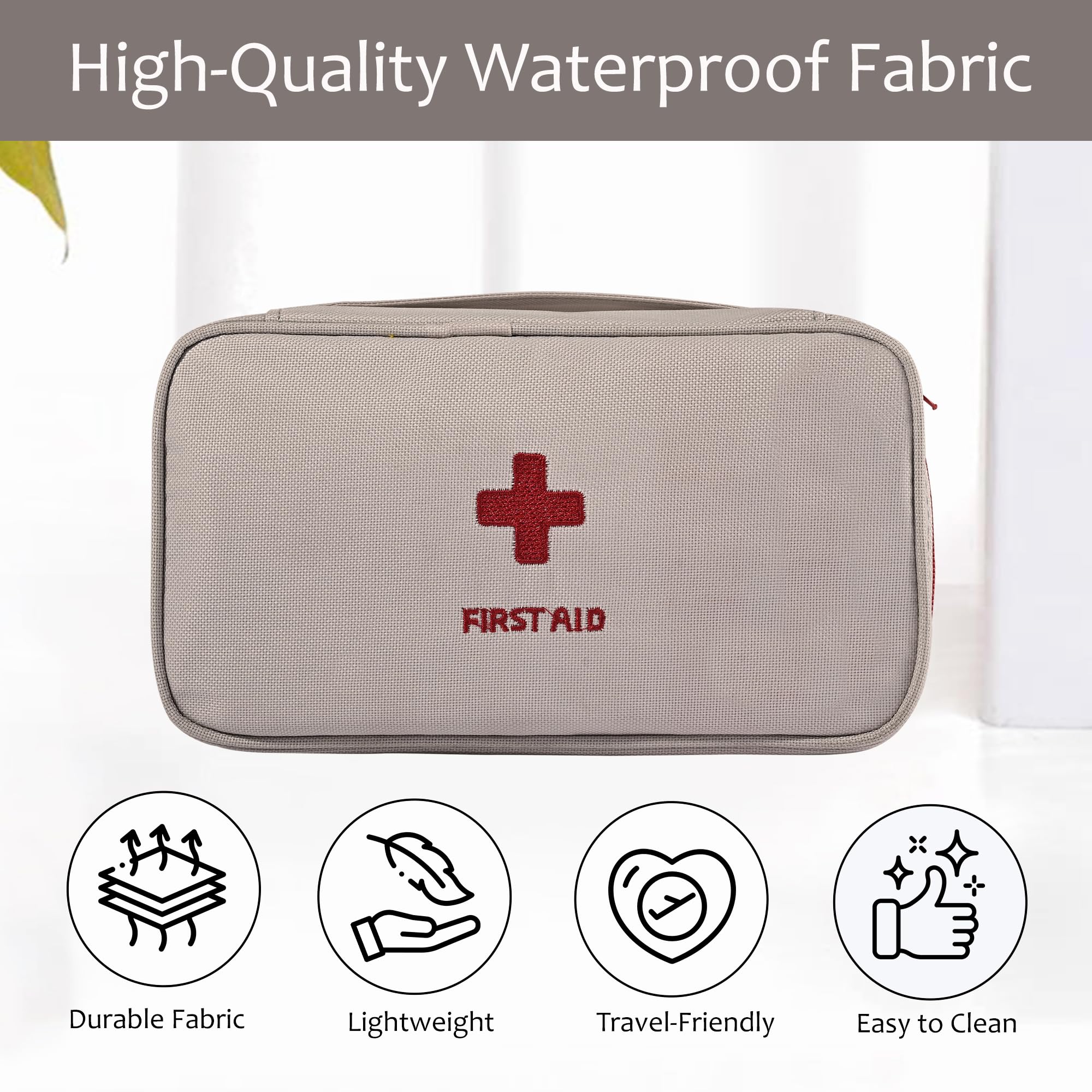 Kuber Industries First Aid Box - Camping Essential Safety Kit
