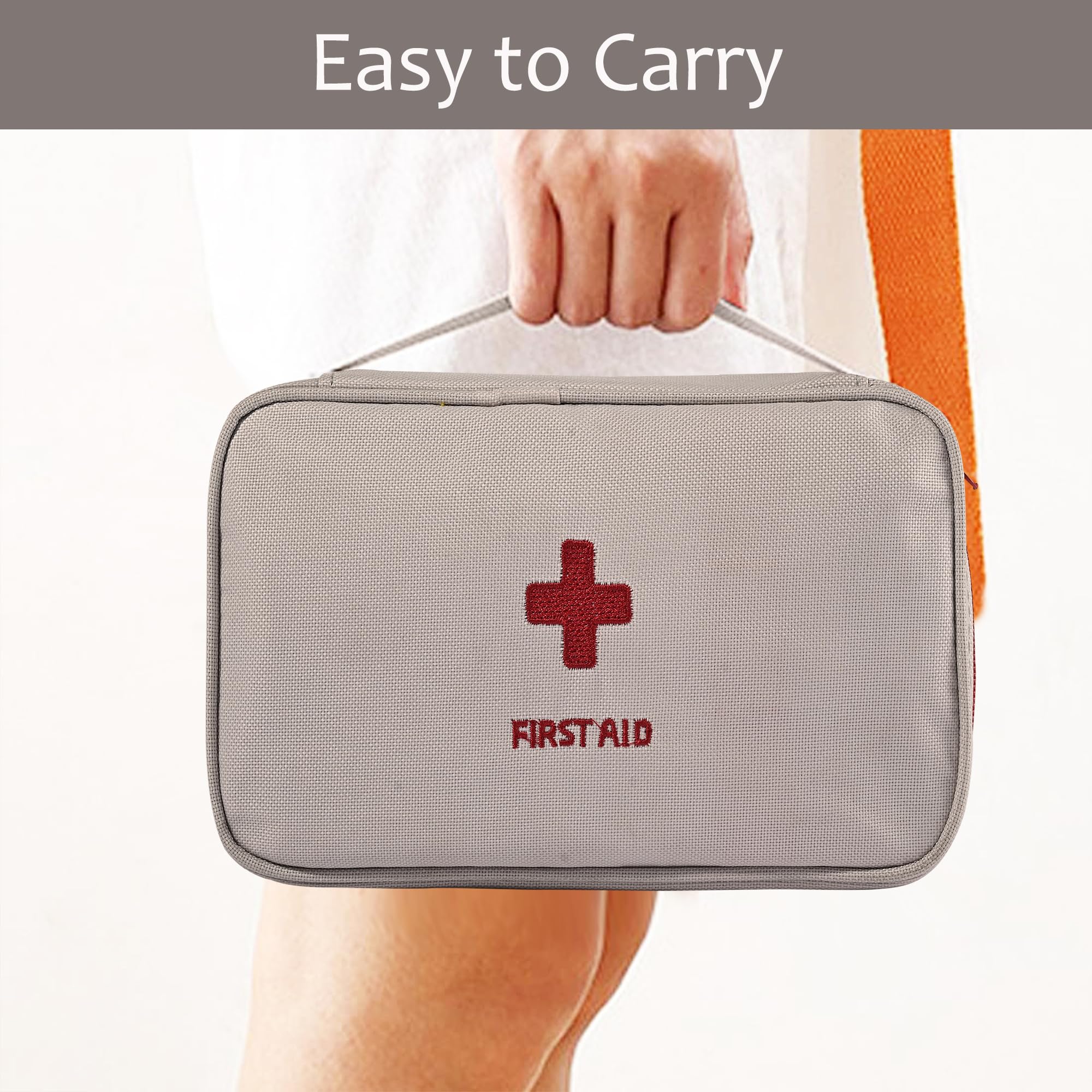 Kuber Industries Small Medicine Pouch - Travel Emergency Organizer