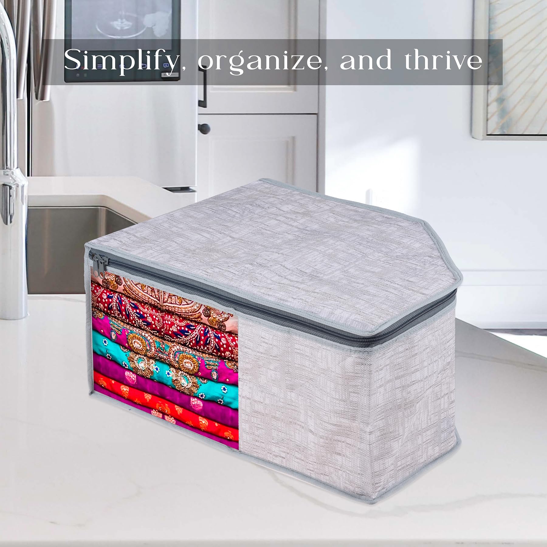 Kuber Industries Blouse Cover - Wardrobe storage for blouses